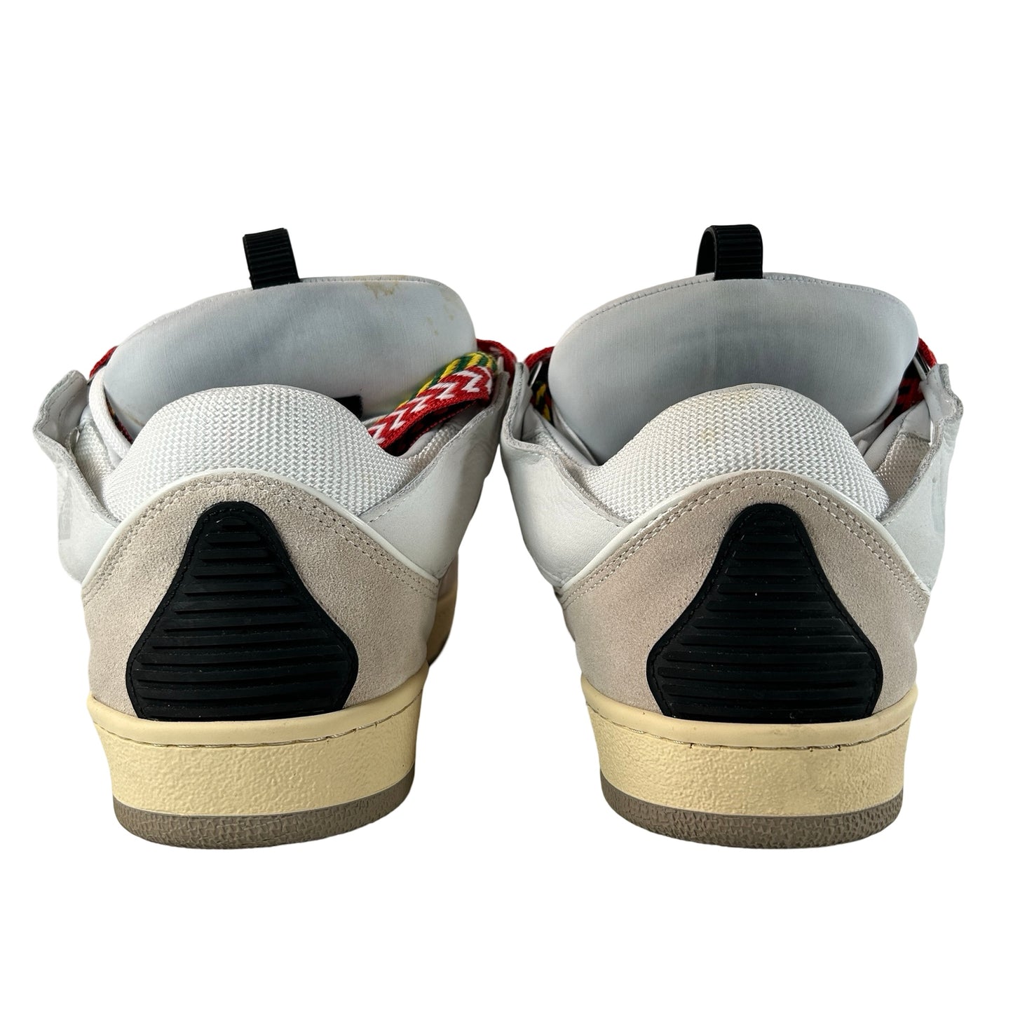 FM SKRK11 DRAG A200 Lanvin Leather Curb White Ivory [USED] - 44 EU (US 11 M) (Used)