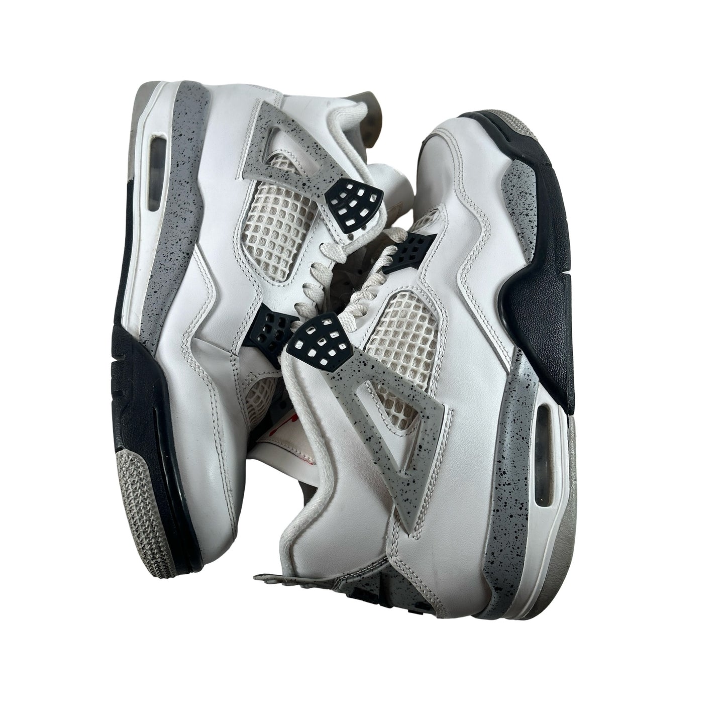 FV5029 100 Jordan 4 Retro White Cement (2025) [USED] - 8 M (Used) (No Box)