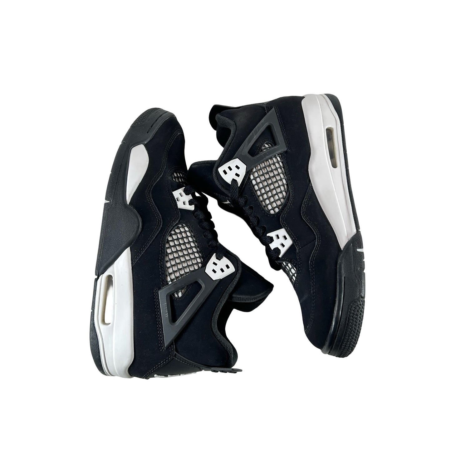 FQ8213 001 Jordan 4 Retro White Thunder (GS) [USED] - 7 Y (Used2)