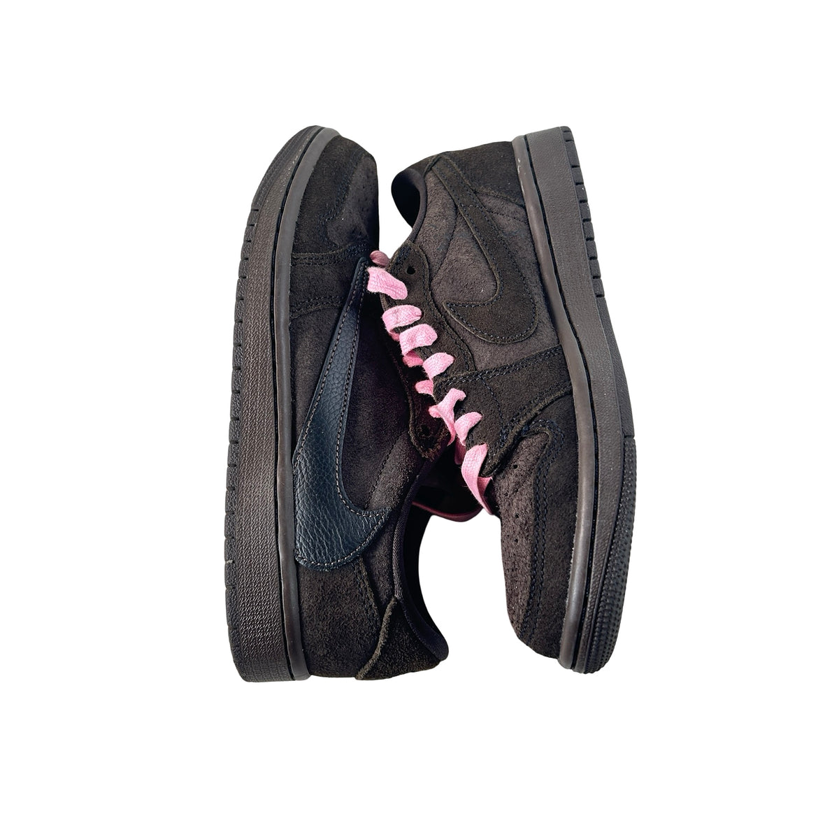 DM7866 202 Jordan 1 Retro Low OG SP Travis Scott Velvet Brown [USED] - 4 M (Used)