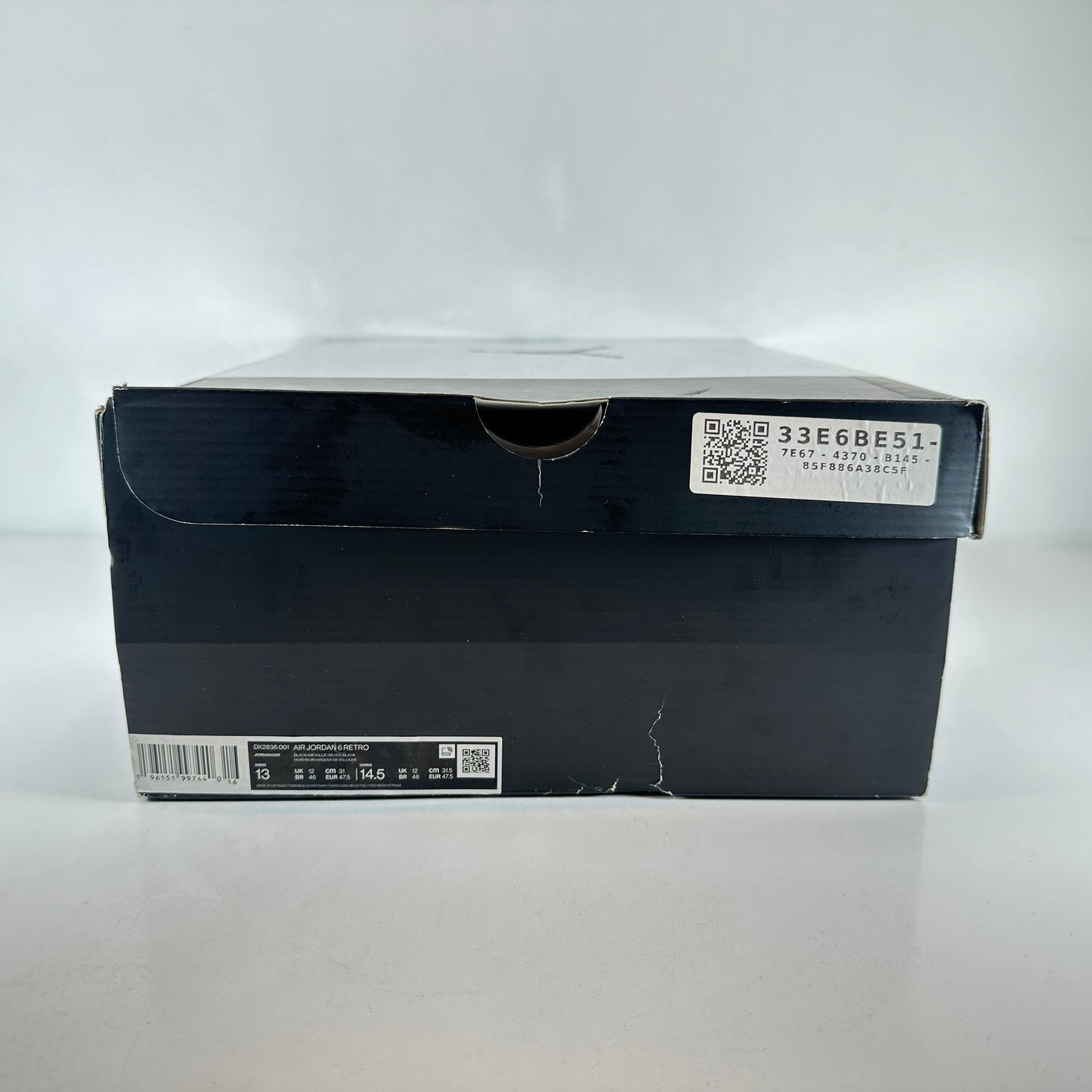 DX2836 001 Jordan 6 Retro Chrome [USED] - 13 M (Used2)