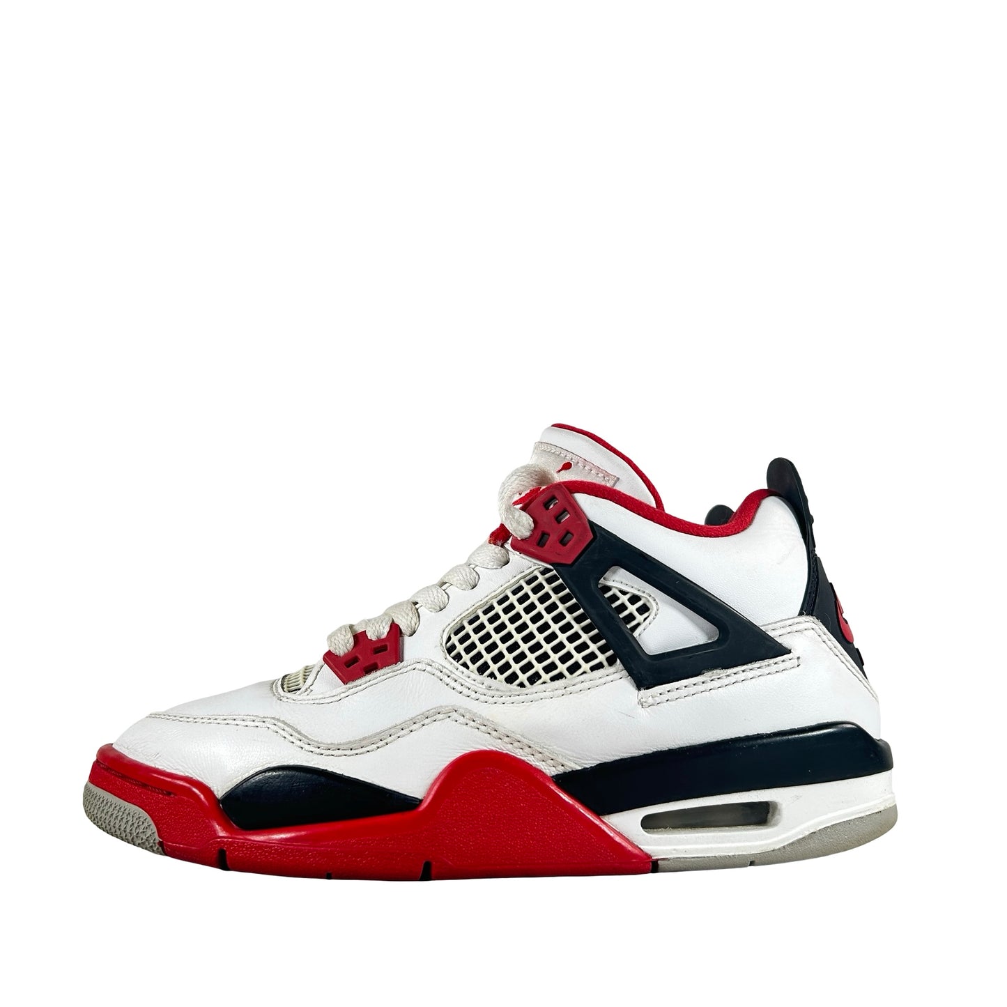 408452 160 Jordan 4 Retro Fire Red (2020) (GS) [USED] - 5.5 Y (Used) (No Box)