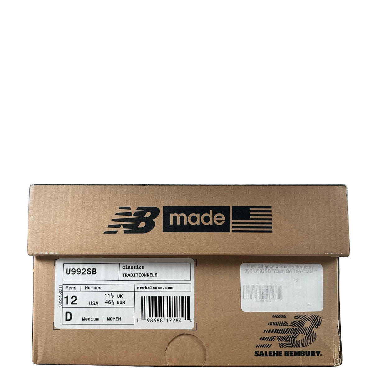 U992SB New Balance 992 MiUSA Salehe Bembury Calm Be The Crater [USED] - 12 M (Used)
