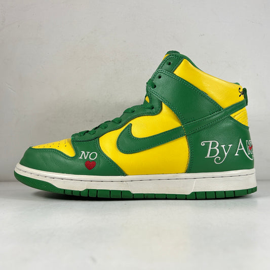 DN3741 700 Nike SB Dunk High Supreme By Any Means Brazil [USED] - 10.5 M (Used) (No Box)