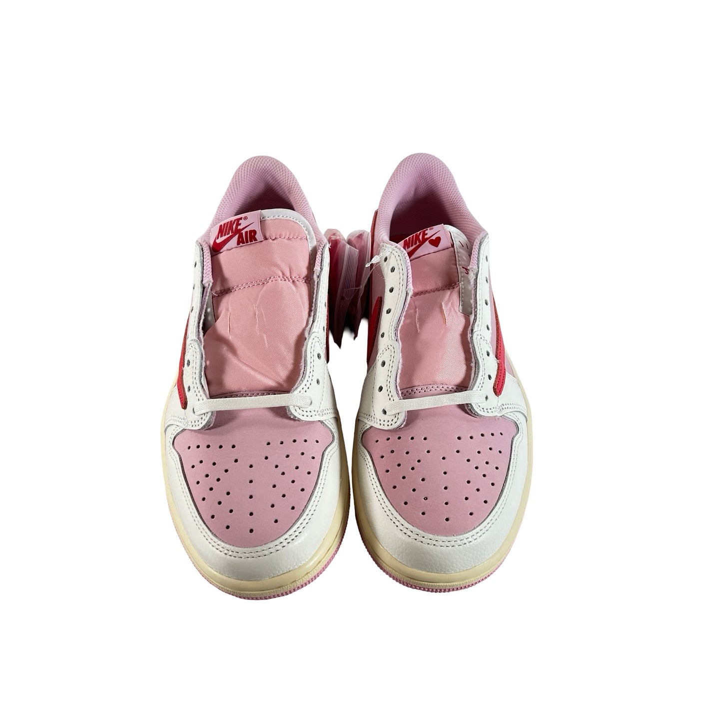 IQ7604 101 Jordan 1 Retro Low OG SP Travis Scott Sail Tropical Pink [USED] - 8.5 M (Used)