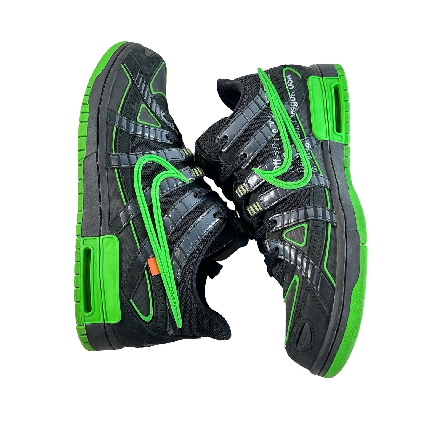 CU6015 001 Nike Air Rubber Dunk Off-White Green Strike [USED] - 10.5 M (Used4)