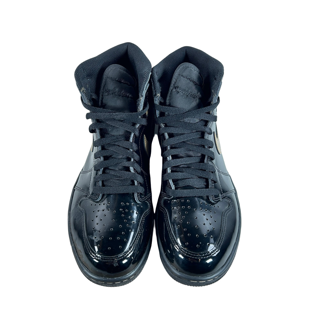 555088 032 Jordan 1 Black/Gold [USED] - 11 M (Used) (No Box2)