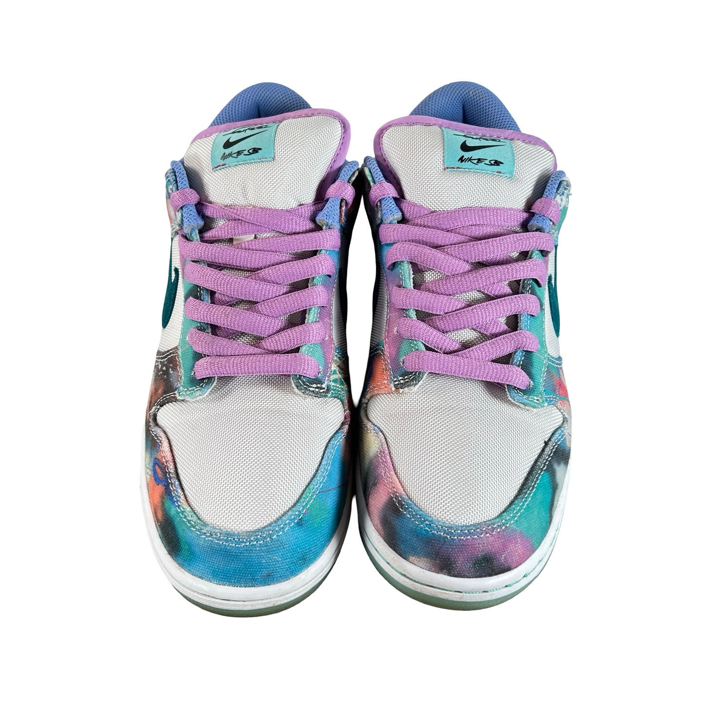 HF6061 400 Nike SB Dunk Low Futura Laboratories Bleached Aqua [USED] - 10.5 M (Used) (No Box)