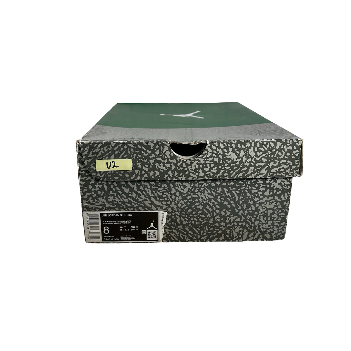CT8532 030 Jordan 3 Retro Pine Green [USED] - 8 M (Used2)