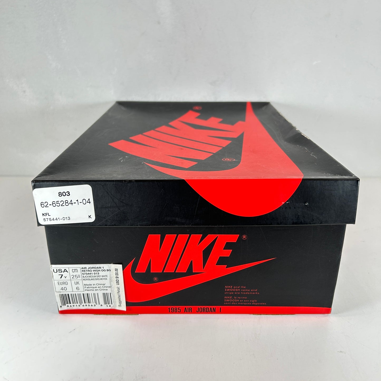 575441 013 Jordan 1 Retro High Shadow (2018) (GS) [USED] - 7 Y (Used)