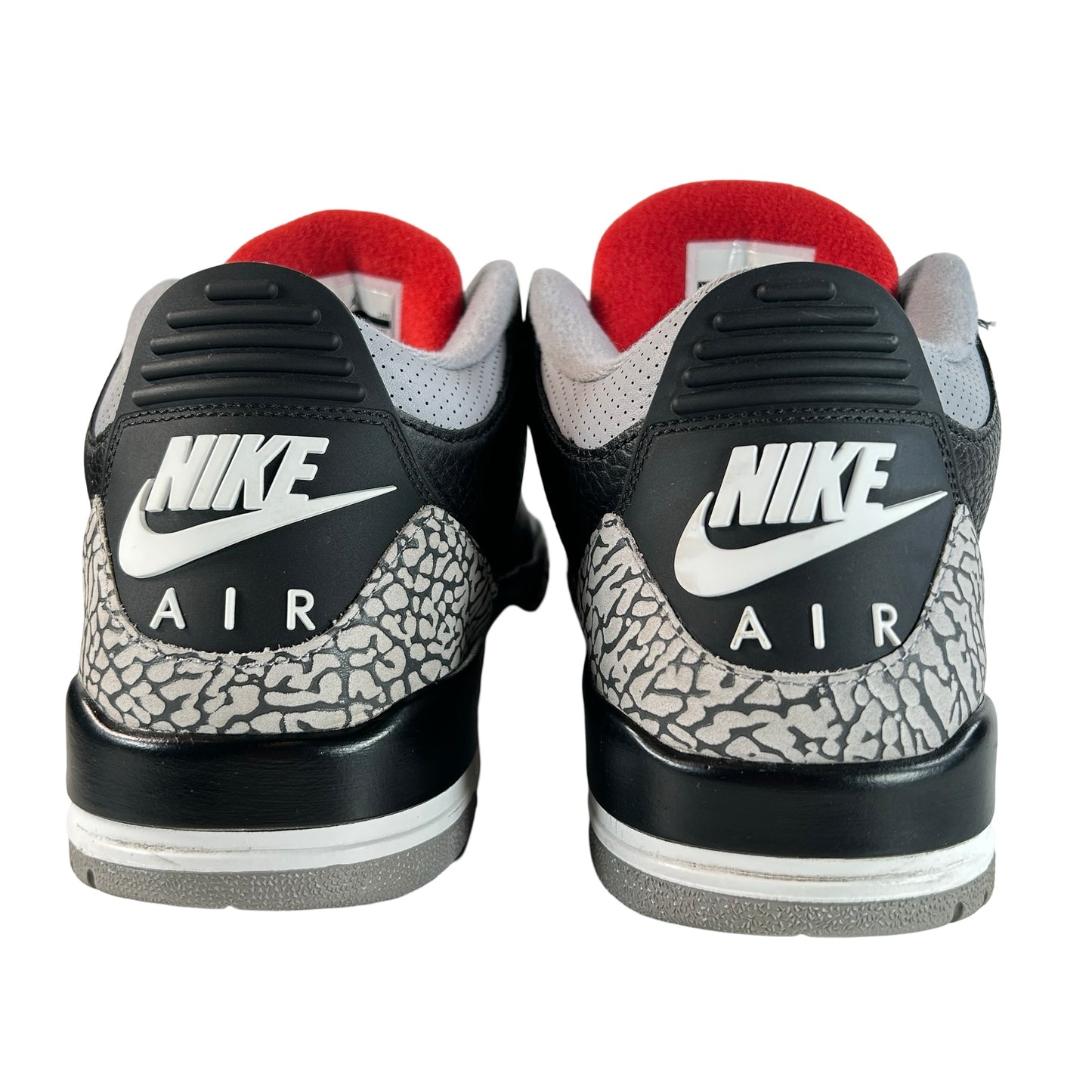 854262 001 Jordan 3 Black Cement 2018 [USED] - 11.5 M (Used) (Replace Box)