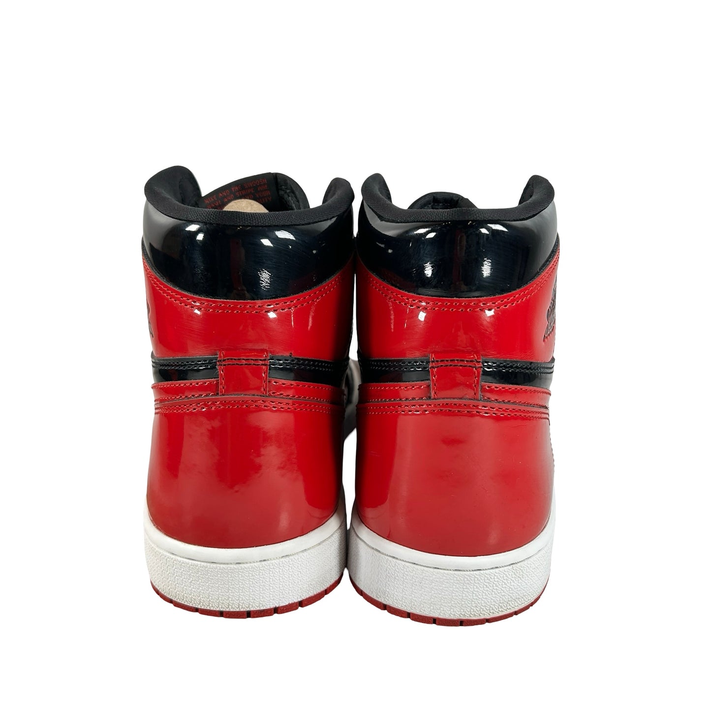 555088 063 Jordan 1 Retro High OG Patent Bred [USED] - 12 M (Used6)