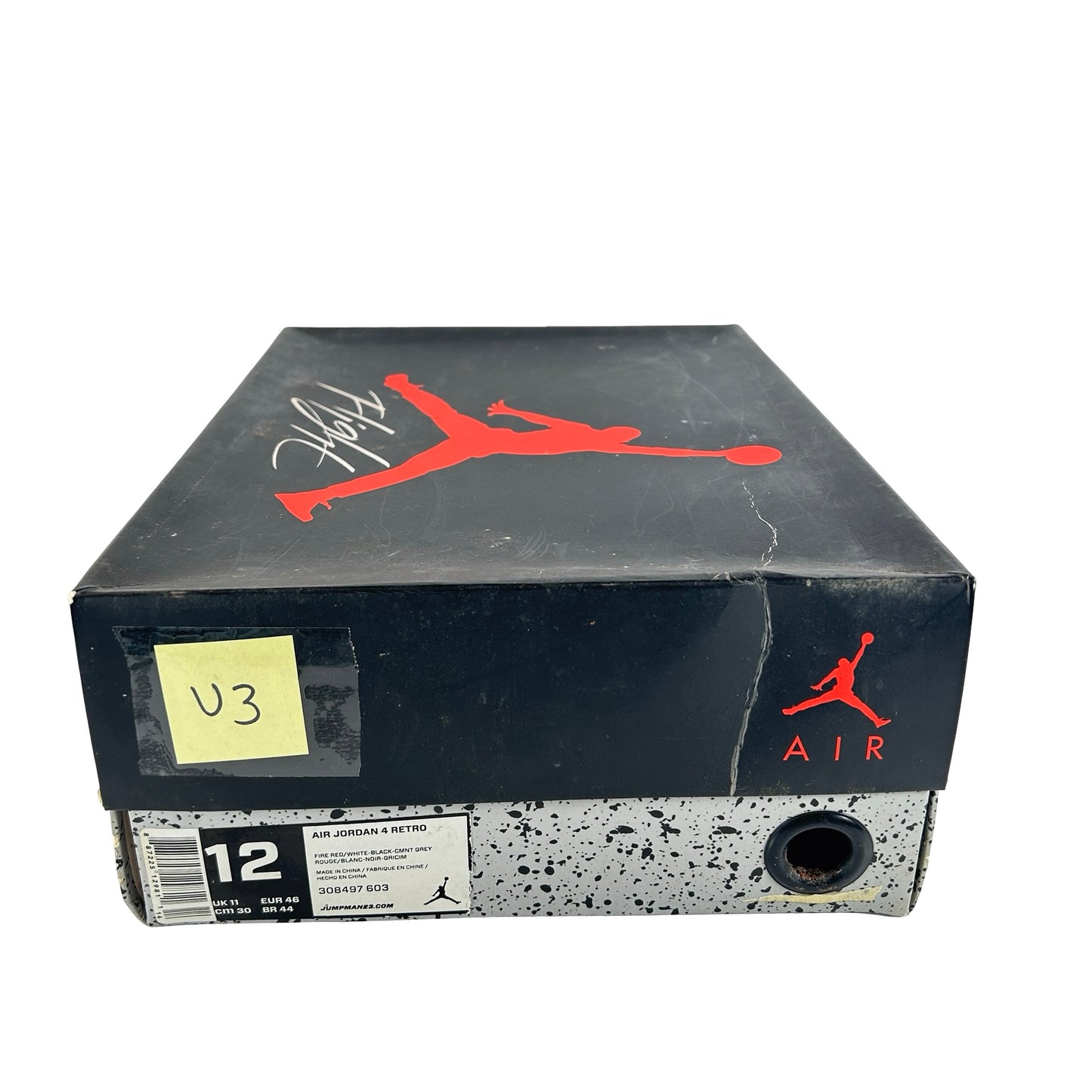 308497 603 Jordan 4 Retro Toro Bravo [USED] - 12 M (Used3)