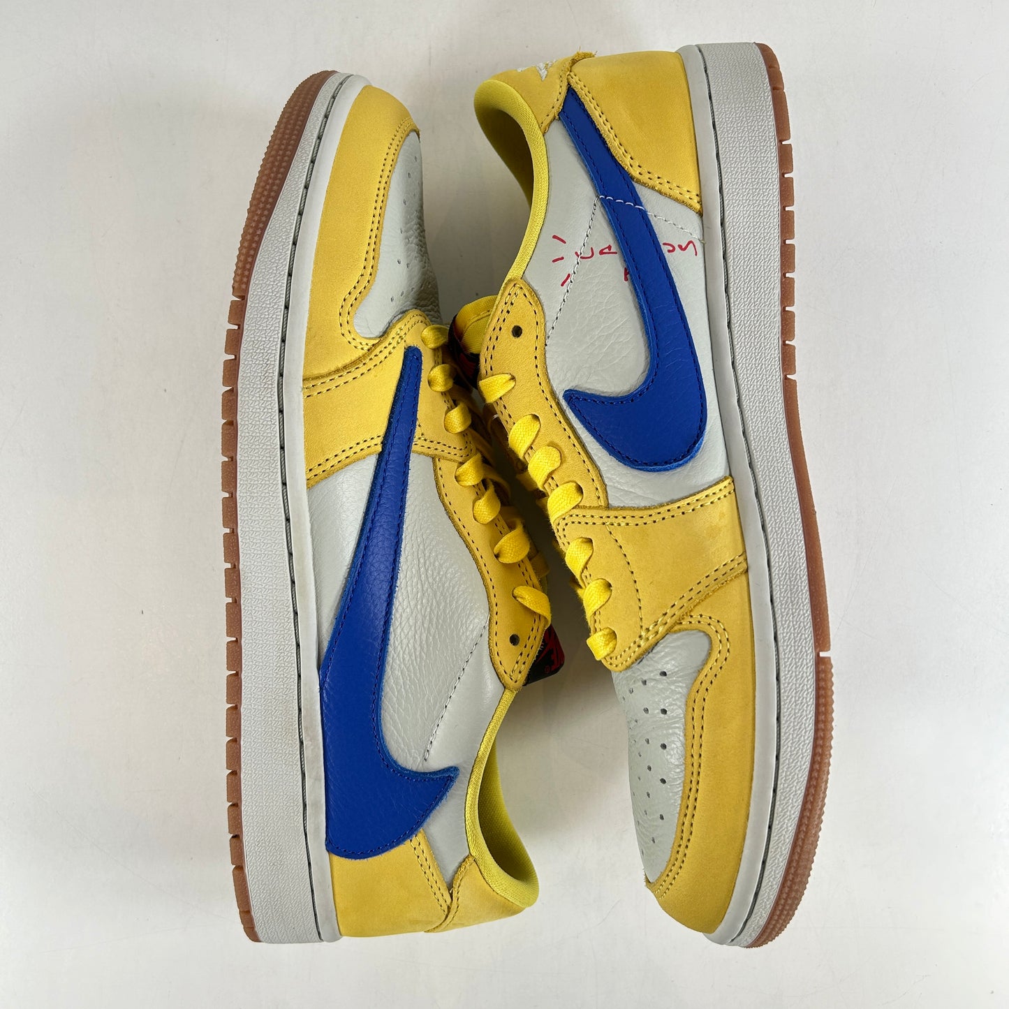 DZ4137 700 Jordan 1 Retro Low OG SP Travis Scott Canary (Women's) [USED] - 10.5 W (Used2)