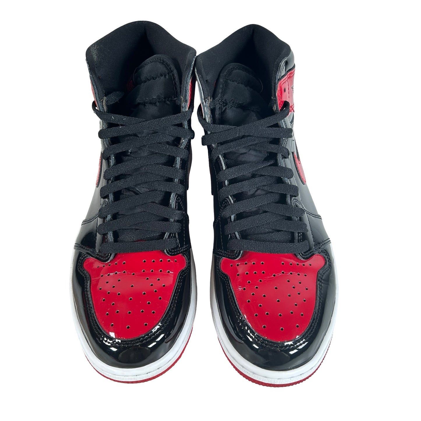 555088 063 Jordan 1 Retro High OG Patent Bred [USED] - 9.5 M (Used9)