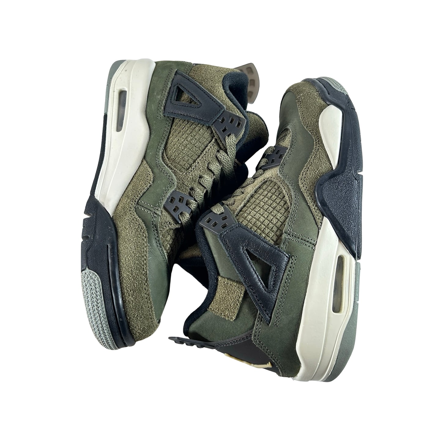 FB9928 200 Jordan 4 Retro SE Craft Medium Olive (GS) [USED] - 6 Y (Used2)