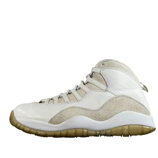 819955 100 Jordan 10 Retro Drake OVO White [USED] - 10.5 M (Used)