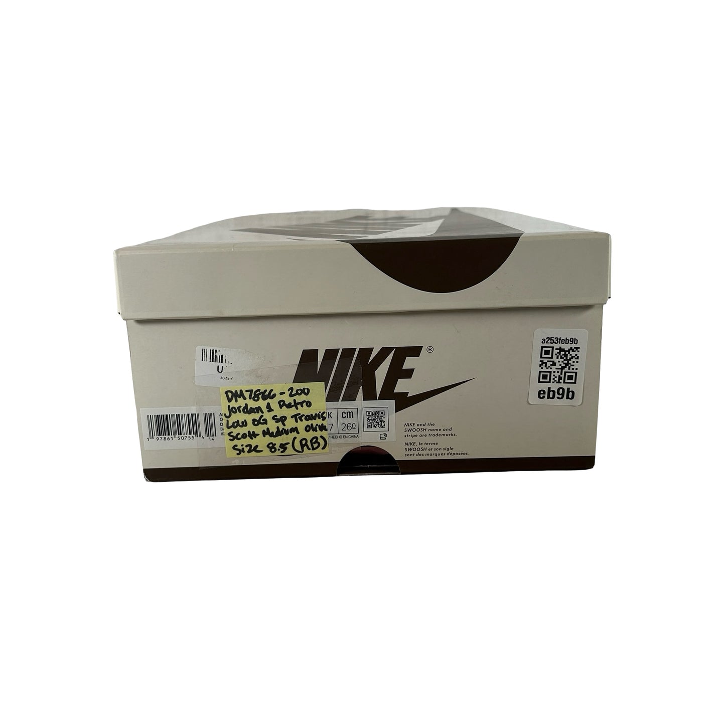 DM7866 200 Jordan 1 Retro Low OG SP Travis Scott Medium Olive [REPLACE BOX]