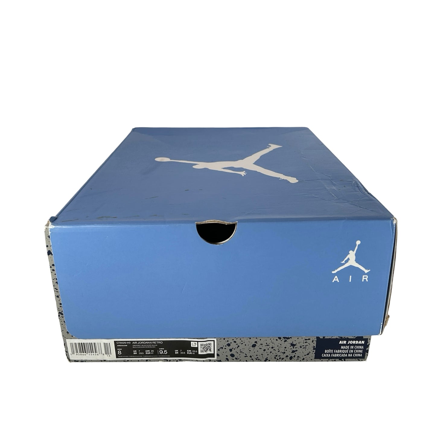 CT8529 410 Jordan 6 Retro UNC White [USED] - 8 M (Used)