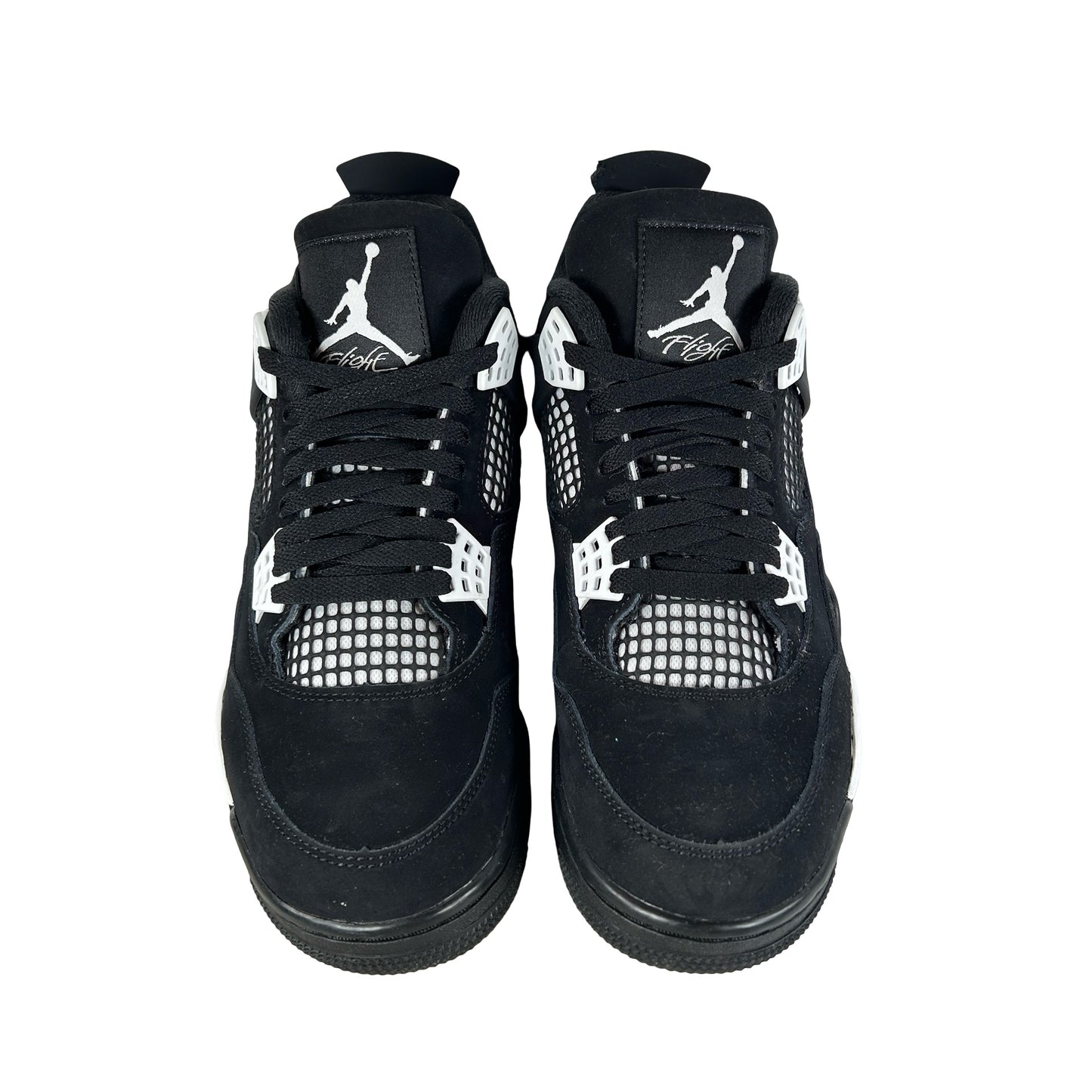 FQ8138 001  Jordan 4 Retro White Thunder [USED] - 9.5 M (Used11)
