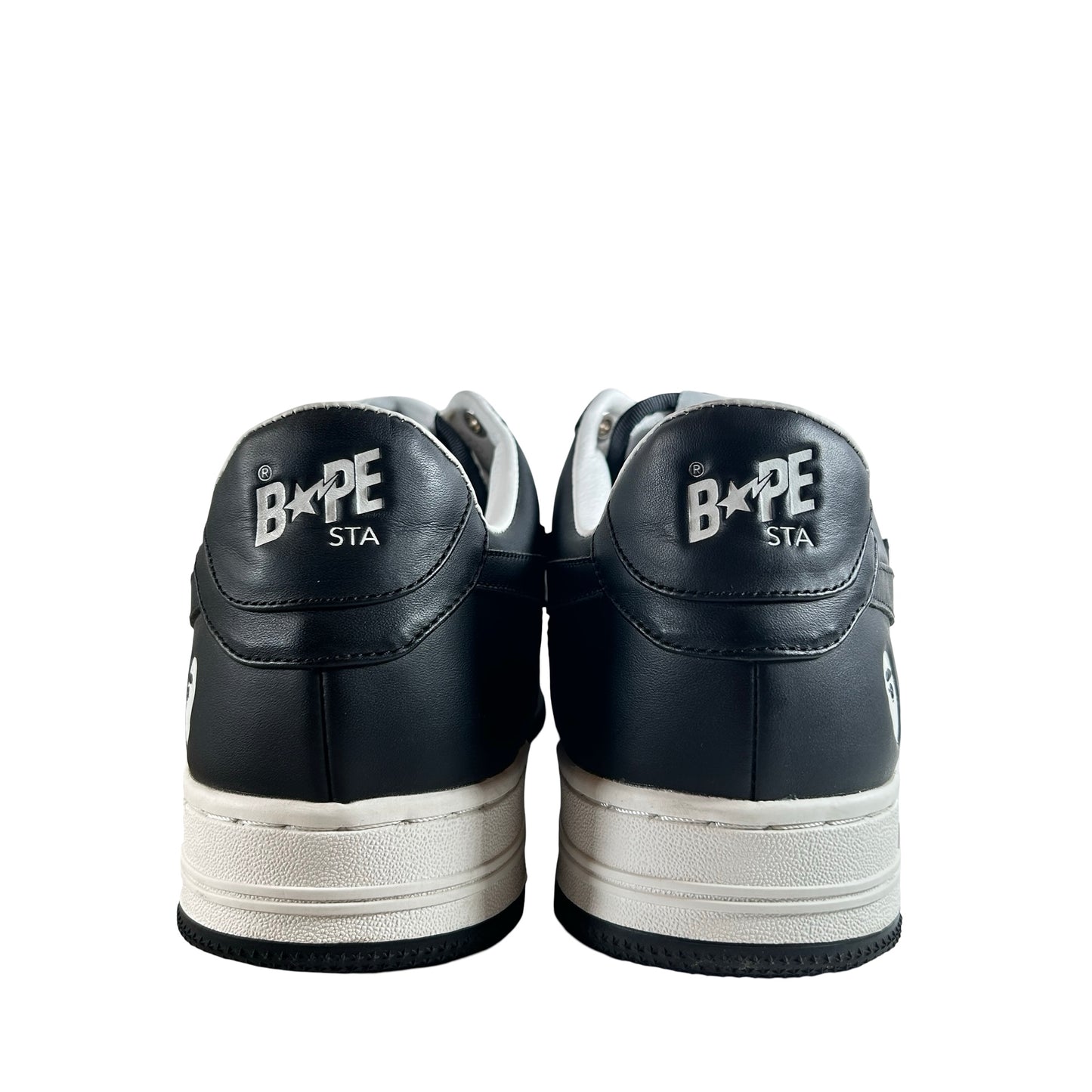 1I70-191-007 A Bathing Ape Bape Sta White Black (2022) [USED] - 11 M (Used)