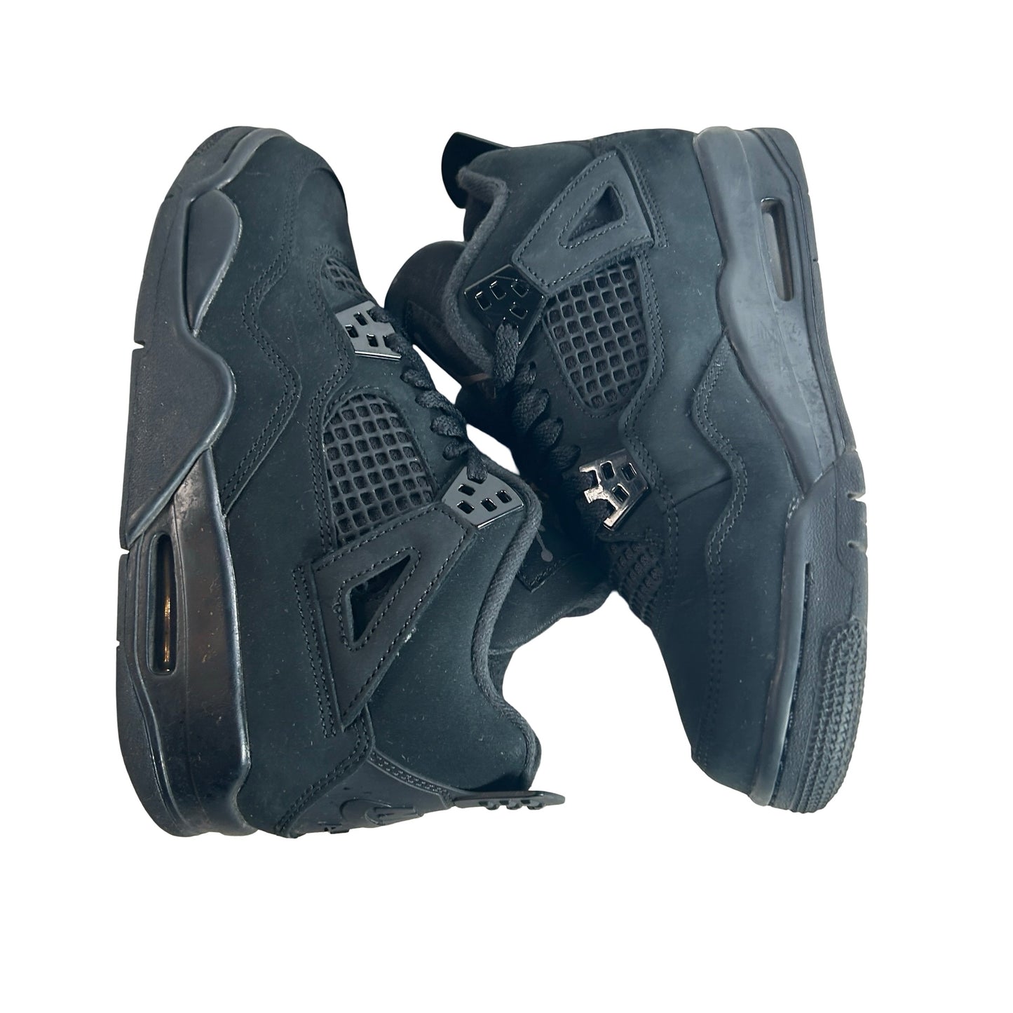 IB4171 010 Jordan 4 Retro Black Cat (2025) (GS) [USED] - 5 Y (Used)