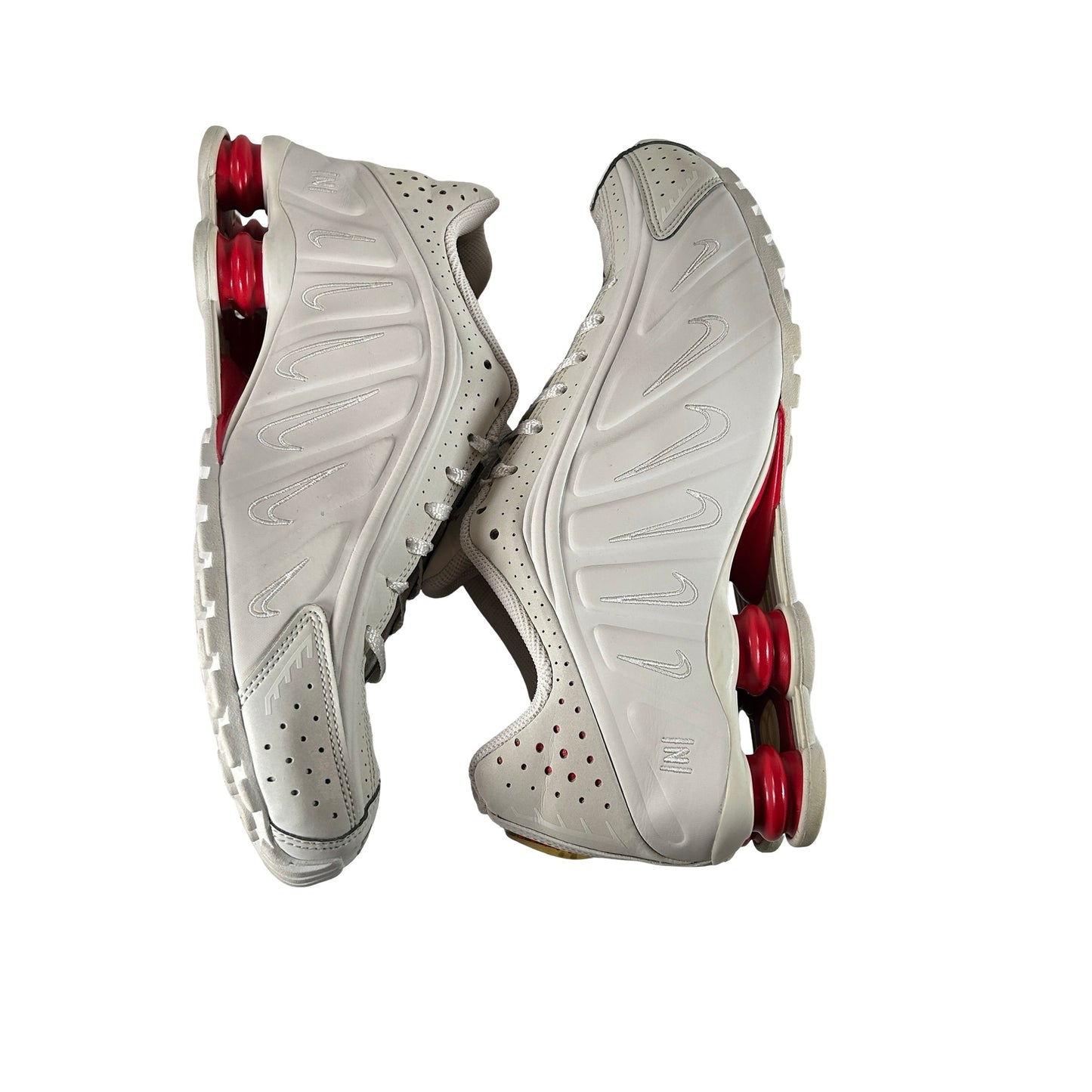 BV1387 002 Nike Shox R4 Neymar White [USED] - 10.5 M (Used) (No Box)