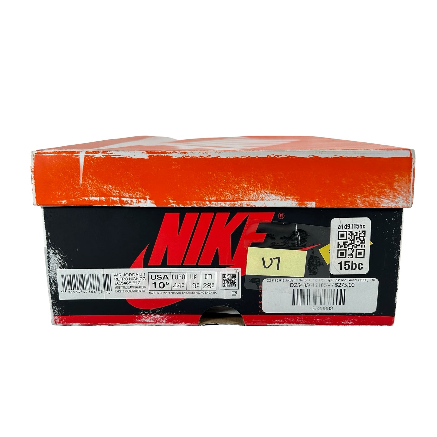 DZ5485 612 Jordan 1 Retro High OG Chicago Lost And Found [USED] - 10.5 M (Used7)