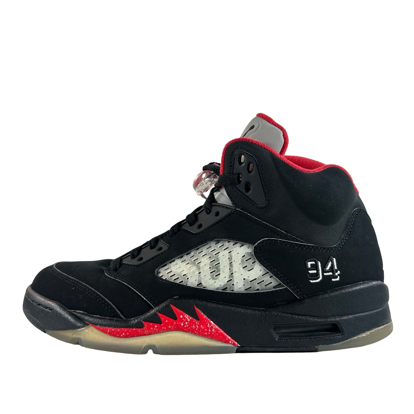 824371 001 Jordan 5 Retro Supreme Black [USED] - 9 M (Used)