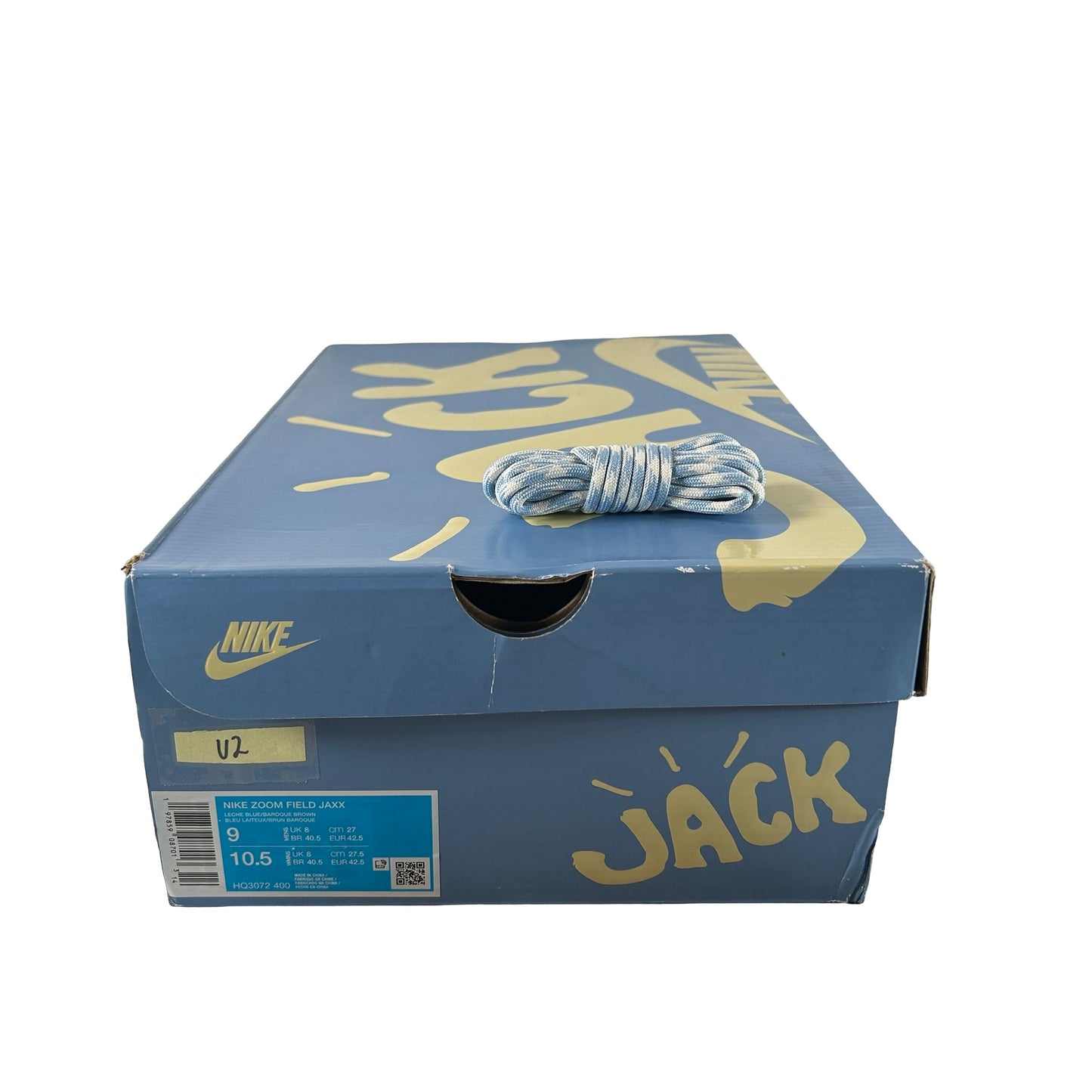 HQ3072 400 Nike Zoom Field Jaxx Travis Scott Leche Blue [USED] - 9 M (Used2)