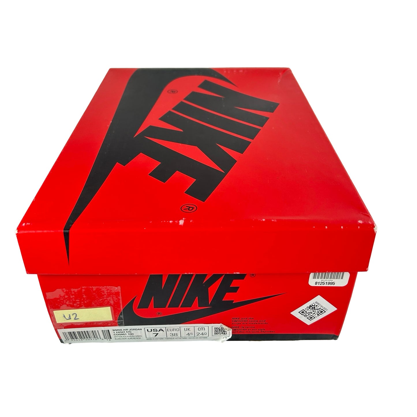 CD0461 100 Jordan 1 Retro High Tie Dye (Women's) [USED] - 7 W (Used2)
