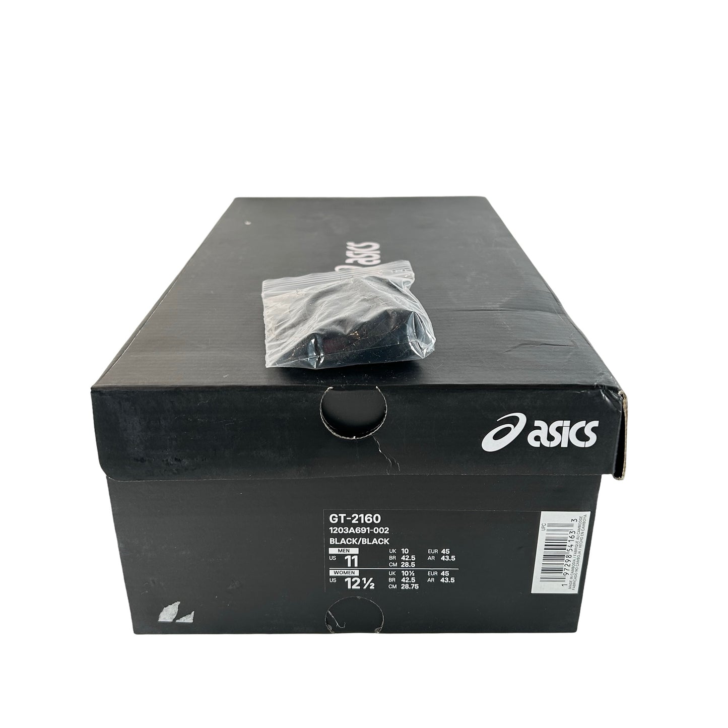 1203A691 002 ASICS GT-2160 JJJJound Black [USED] - 11 M (Used)