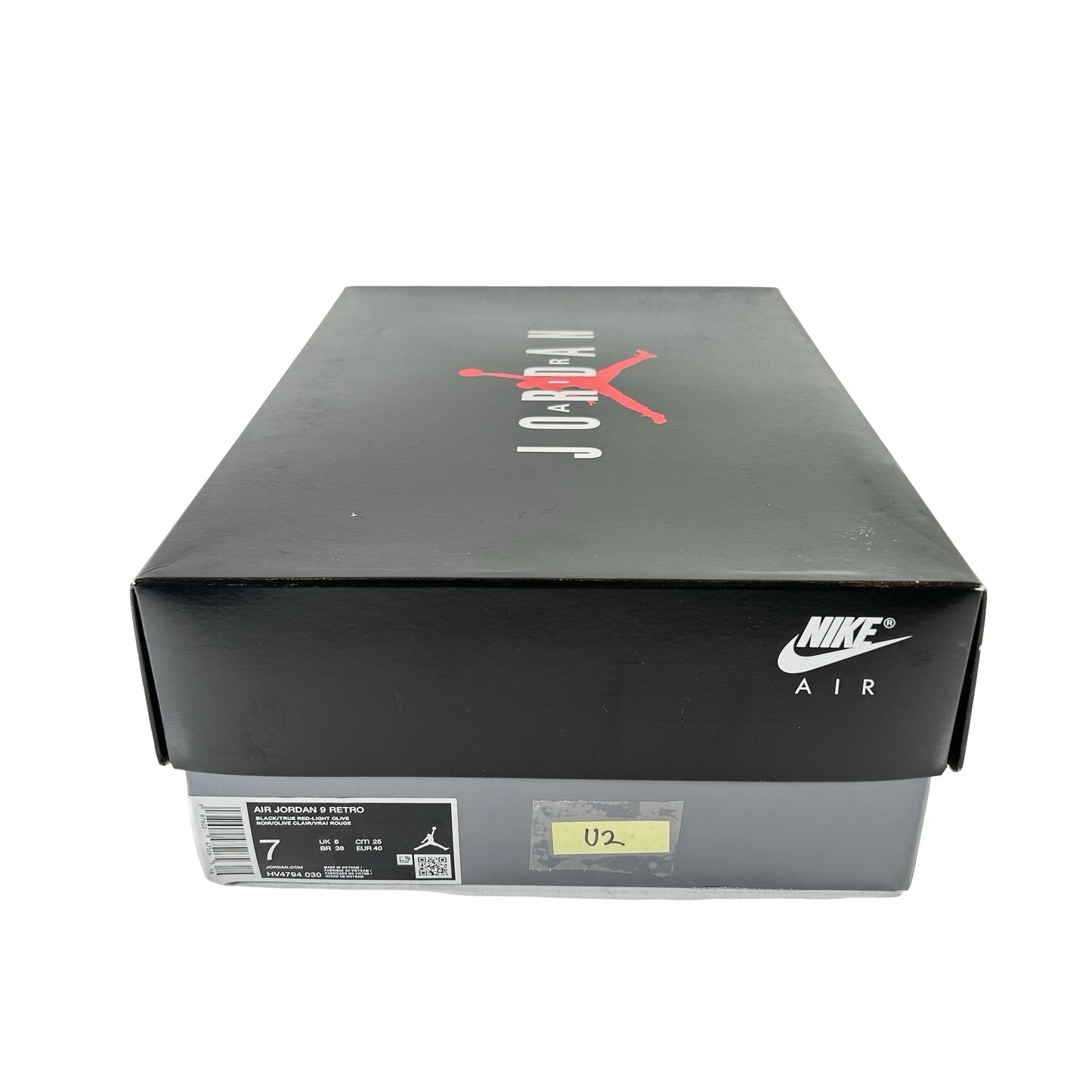 HV4794 030 Air Jordan 9 Retro Olive (2024) [USED] - 7 M (Used2)