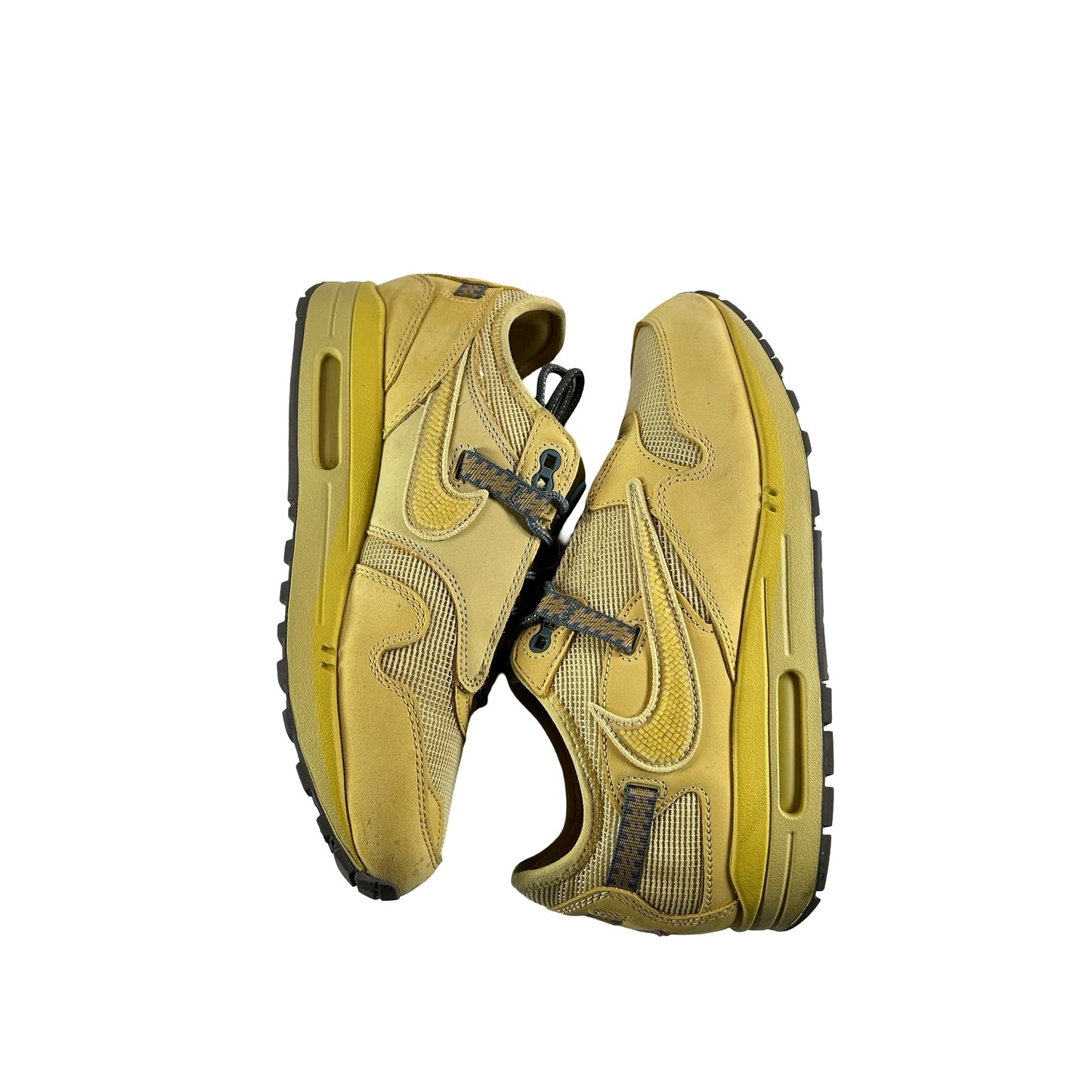 DO9392 700 Nike Air Max 1 Travis Scott Cactus Jack Saturn Gold [USED] - 8.5 M (Used)
