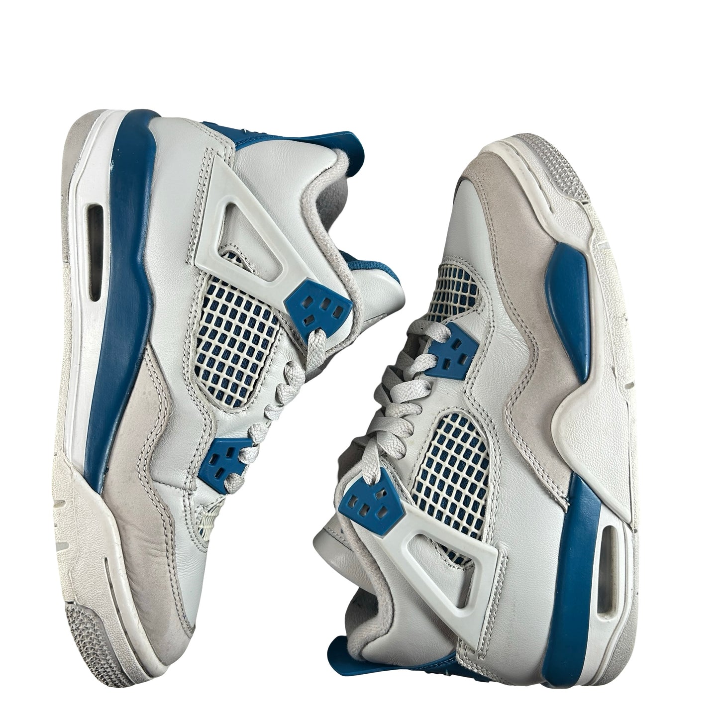 HF4281 141 Jordan 4 Retro Military Blue (2024) (GS) [USED] - 4 Y (Used) (No Box)