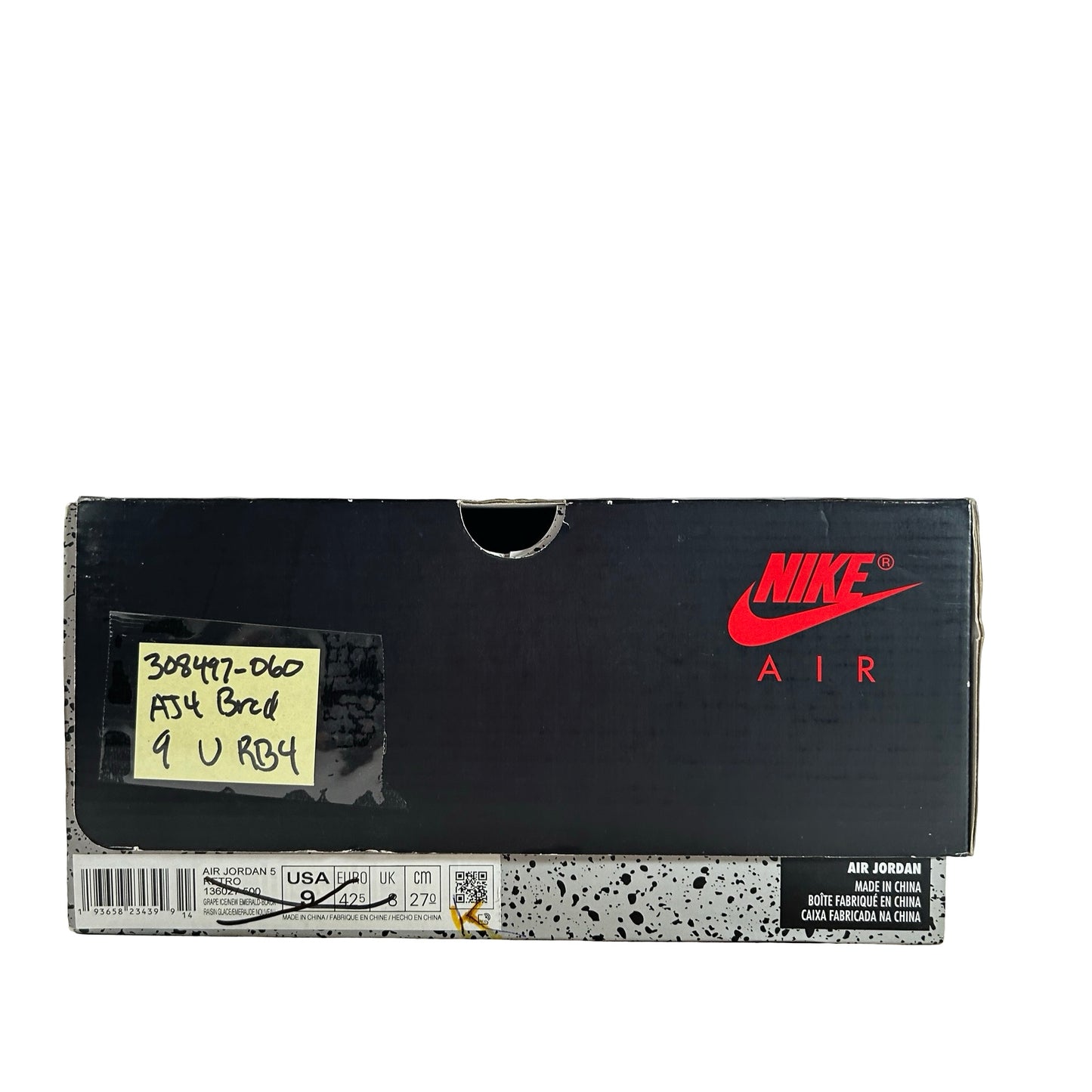 308497 060 Jordan 4 Retro Bred (2019) [USED] - 9 M (Used4) (Replace Box4)