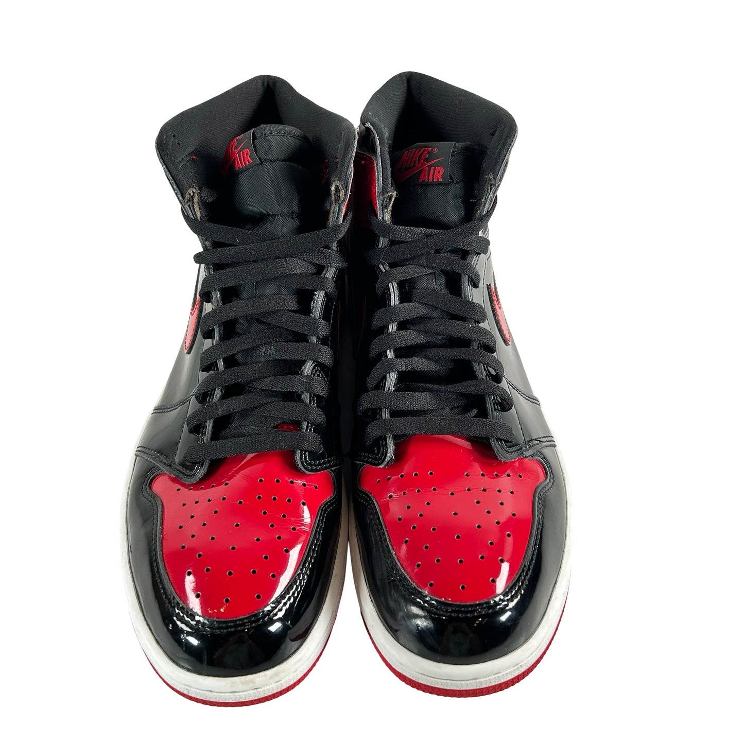 555088 063 Jordan 1 Retro High OG Patent Bred [USED] - 12 M (Used3) (No Box3)