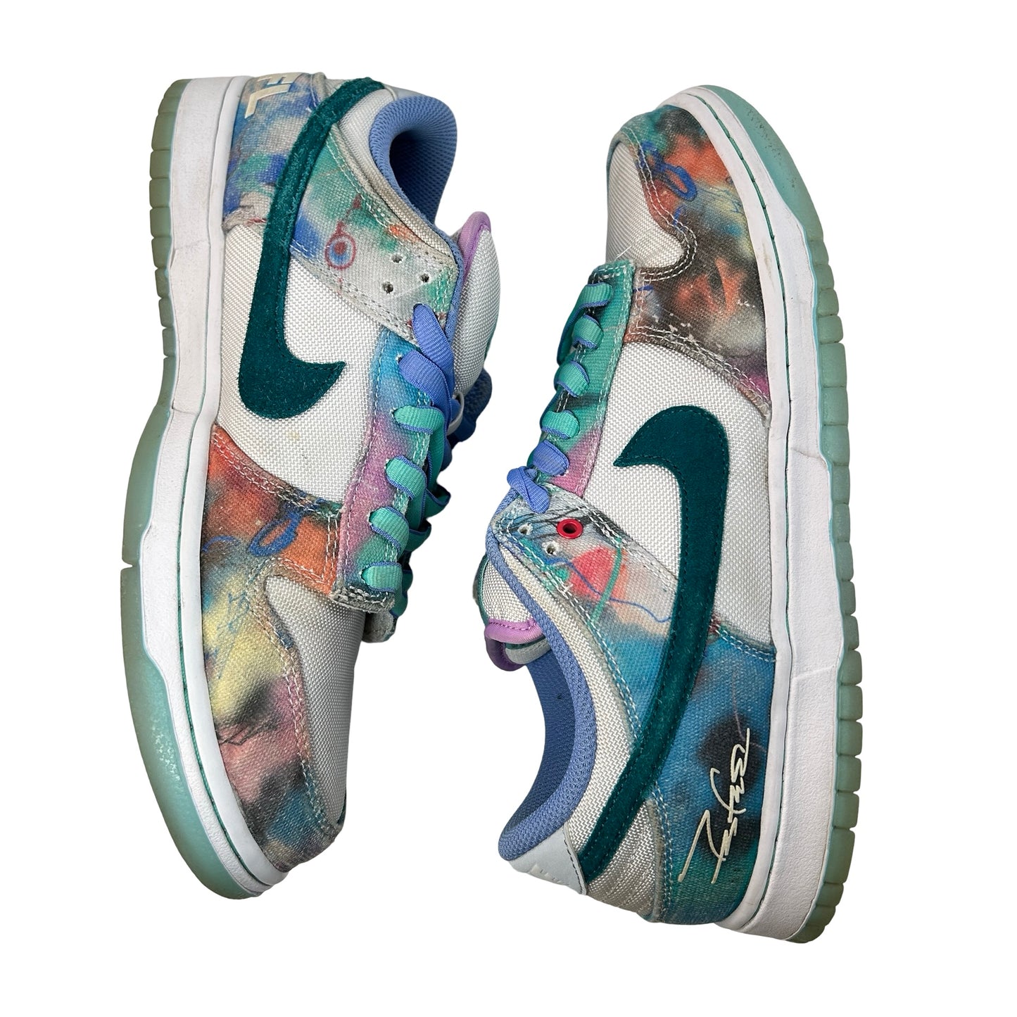 HF6061 400 Nike SB Dunk Low Futura Laboratories Bleached Aqua [USED] - 9.5 M (Used2)