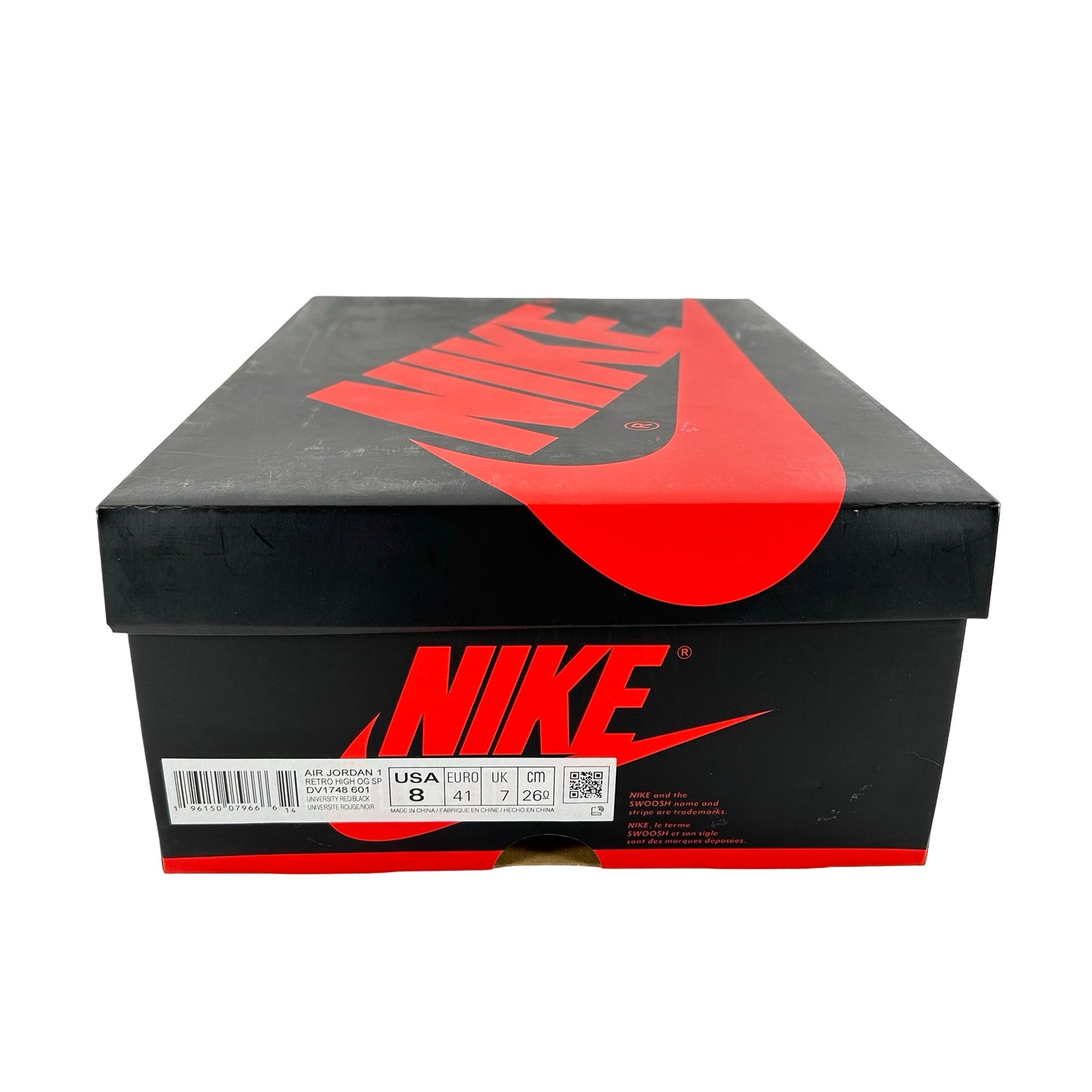 DV1748 601 Jordan 1 Retro High OG Spider-Man Across the Spider-Verse [USED] - 8 M (Used)