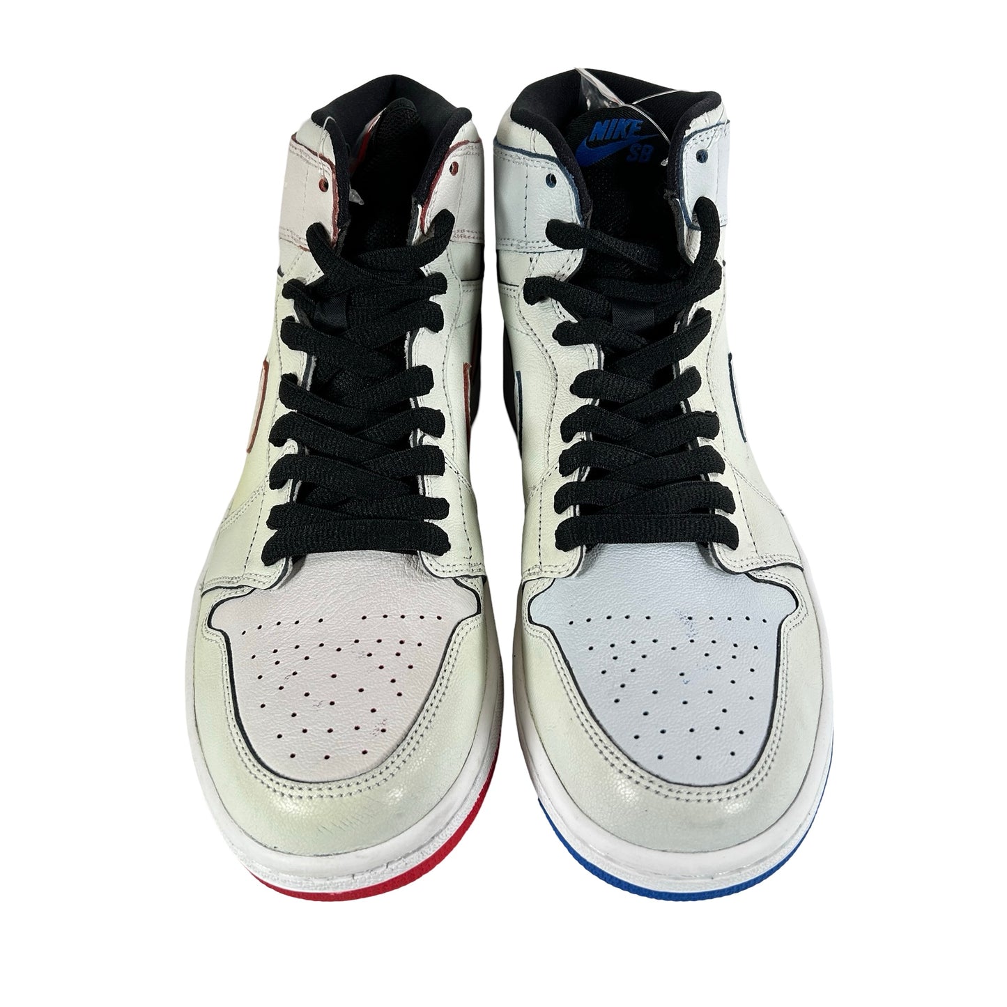 653532 100 Jordan 1 SB Lance Mountain White [CONDITIONAL] - 9 M (Yellowing)