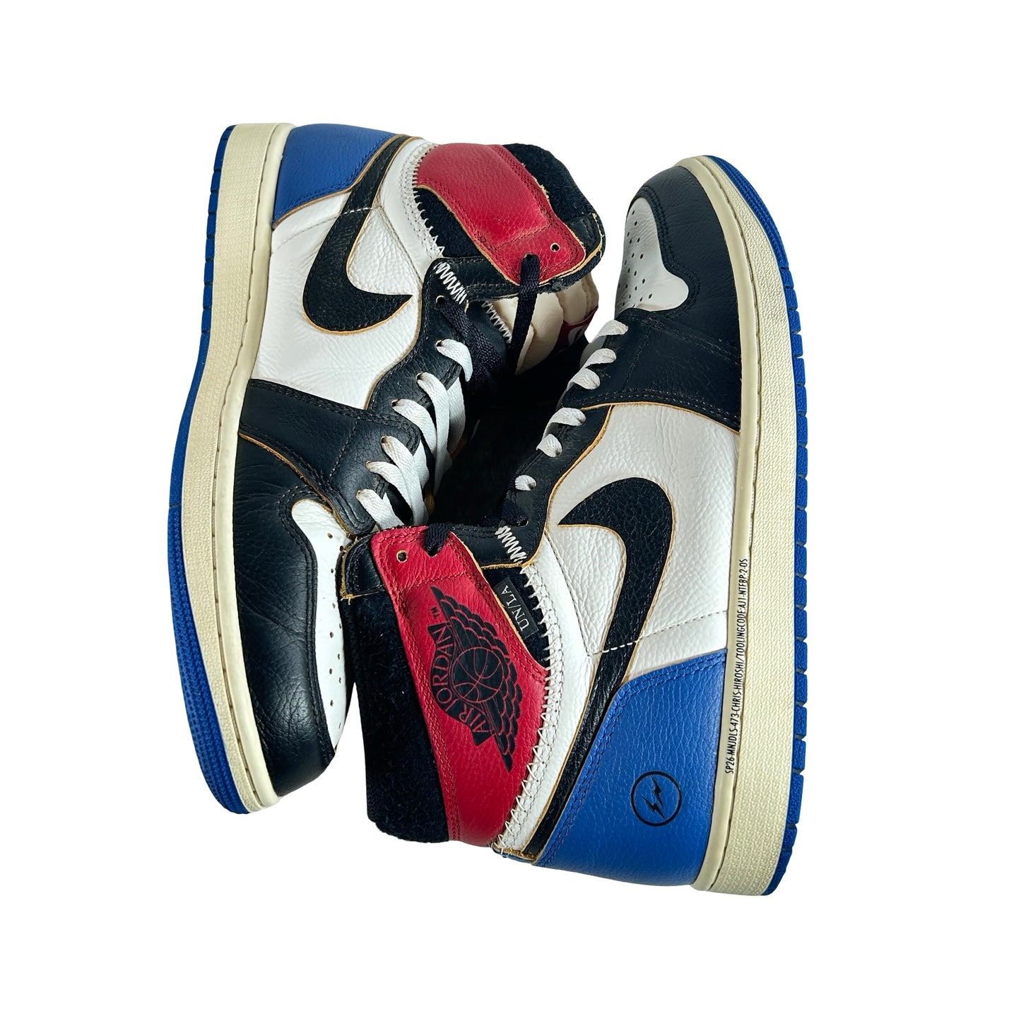 IO7847 002 Jordan 1 Retro High OG SP Fragment x Union LA Varsity Red Sport Royal [USED] - 11 M (Used6)