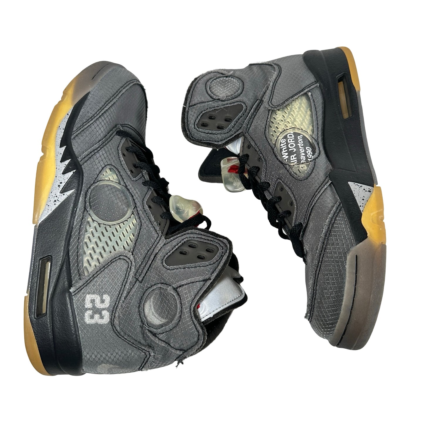 CT8480 001 Jordan 5 Blanco roto Negro