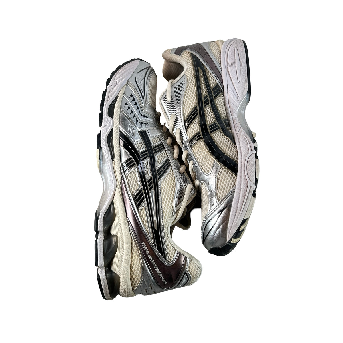 1201A019 108 ASICS Gel-Kayano 14 Cream Black Metallic Plum [USED] - 13 M (Used2)