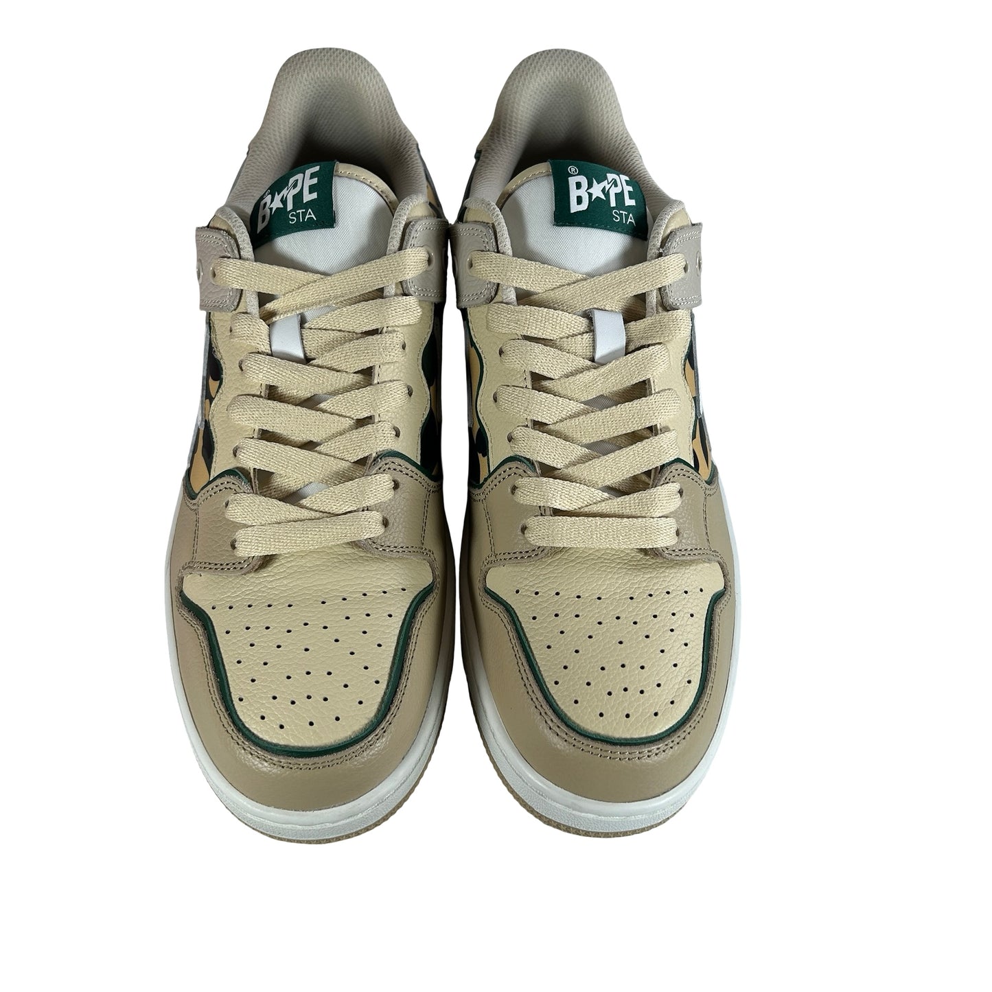 1J30191026 A Bathing Ape Sk8 Sta Olive Drab Green Camo [USED] - 12 M (Used)