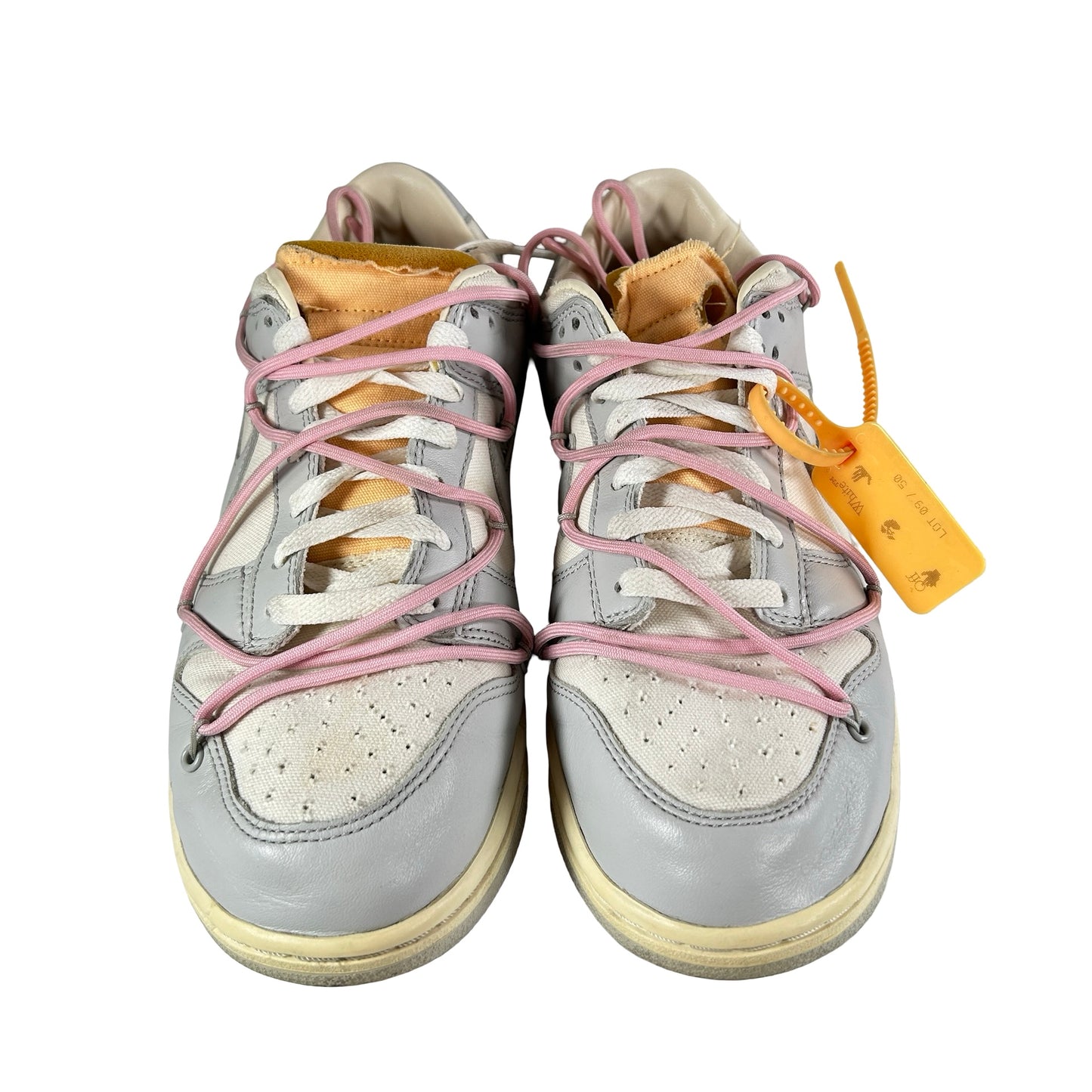 DM1602 109 Nike Dunk Low Off-White Lot 9 [USED] - 11 M (Used)