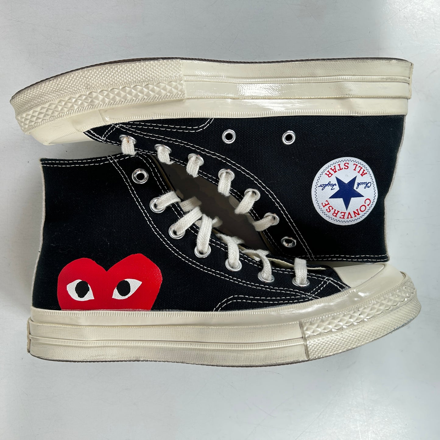 150204C Converse Chuck Taylor All Star 70 Hi CDG Black [USED] - 5.5 M (Used)