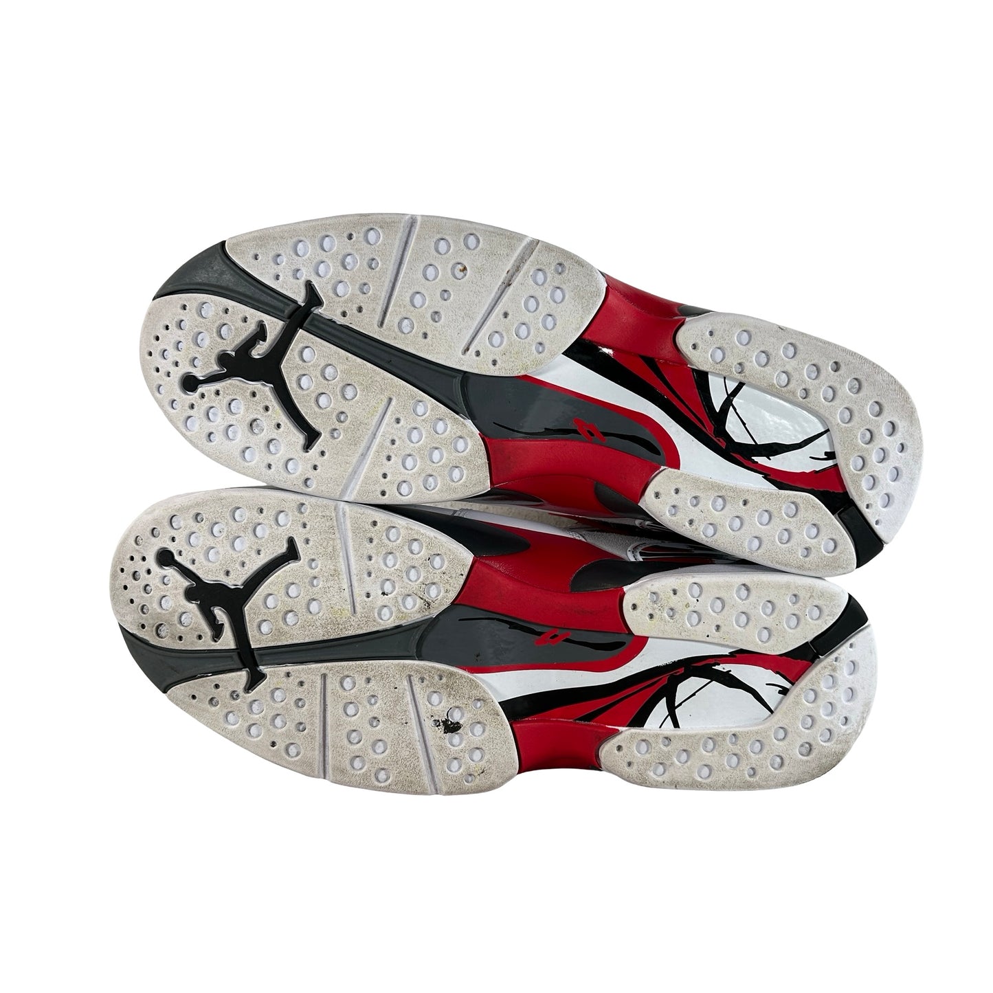305381 100 Jordan 8 Retro White True Red (2025) [USED] - 12.5 M (No Box)