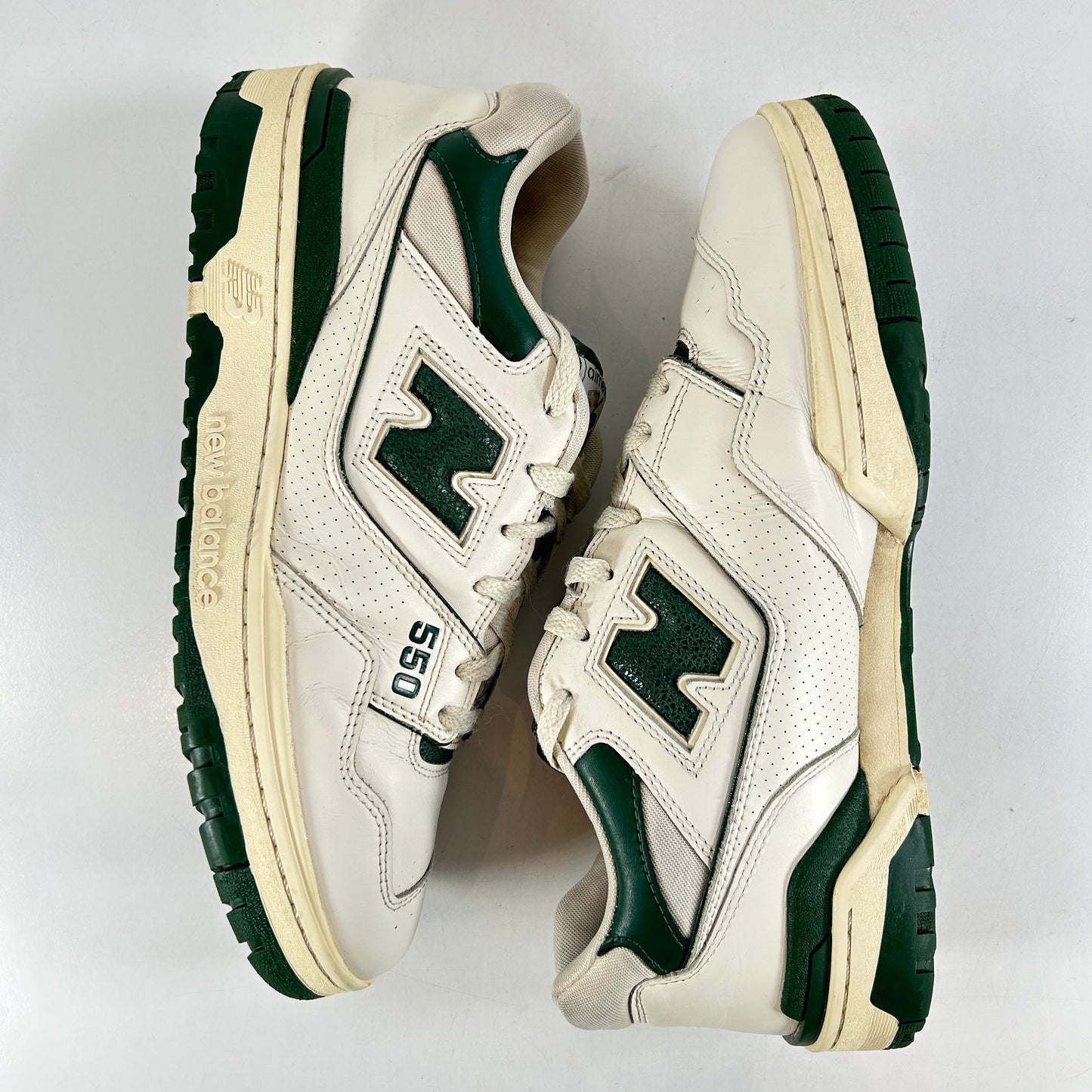 BB550ALD New Balance 550 Aime Leon Dore White Green [USED] - 9.5 M (Used)