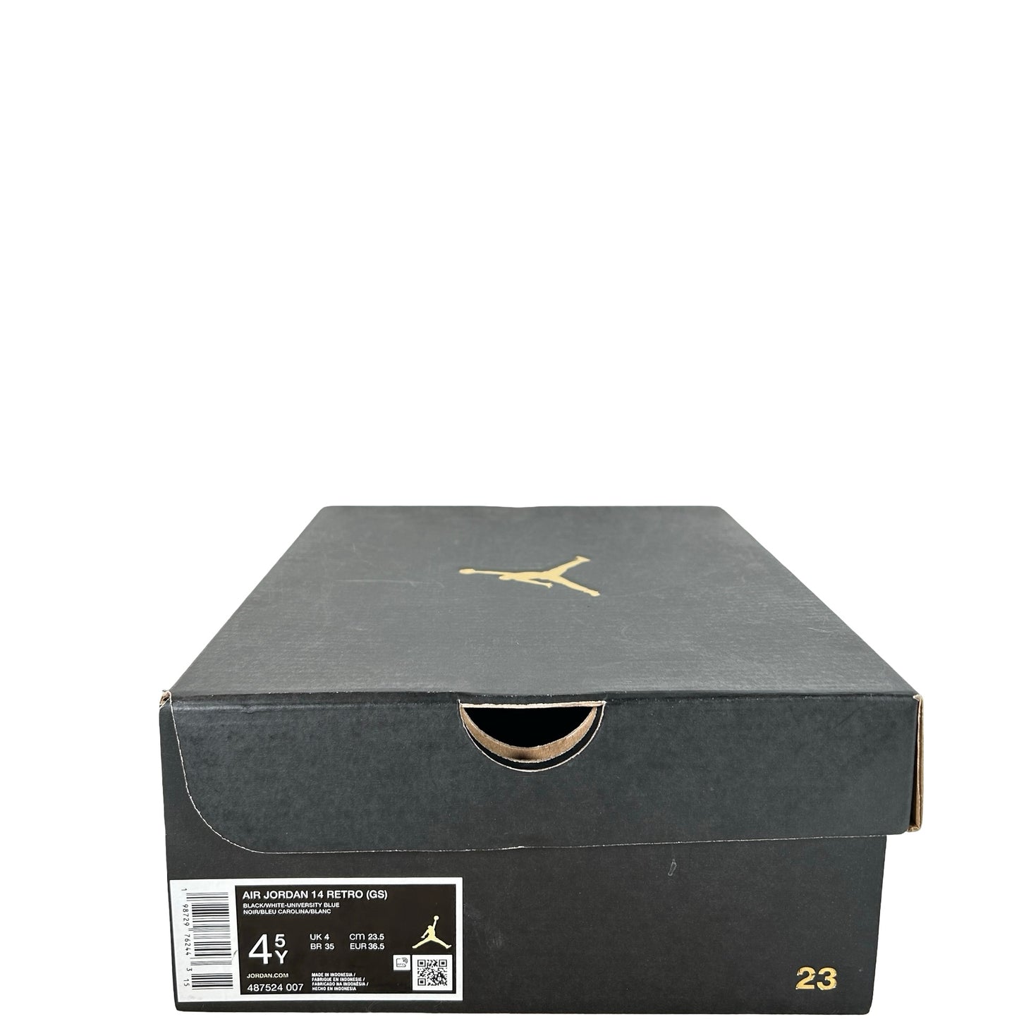 487524 007 Air Jordan 14 Retro Black University Blue (2026) (GS) [USED] - 4.5 Y (Used)