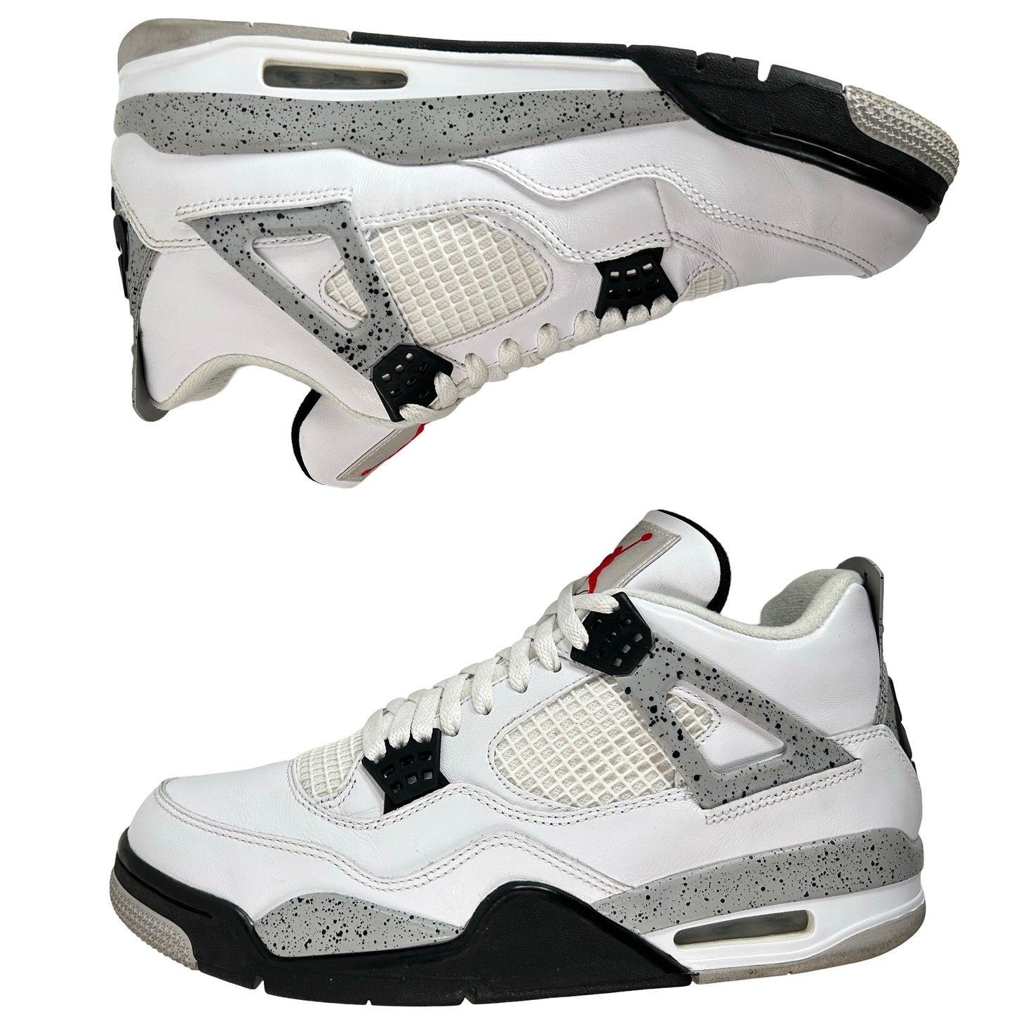 840606 192 Jordan 4 White Cement [USED] - 10.5 M (Used4)